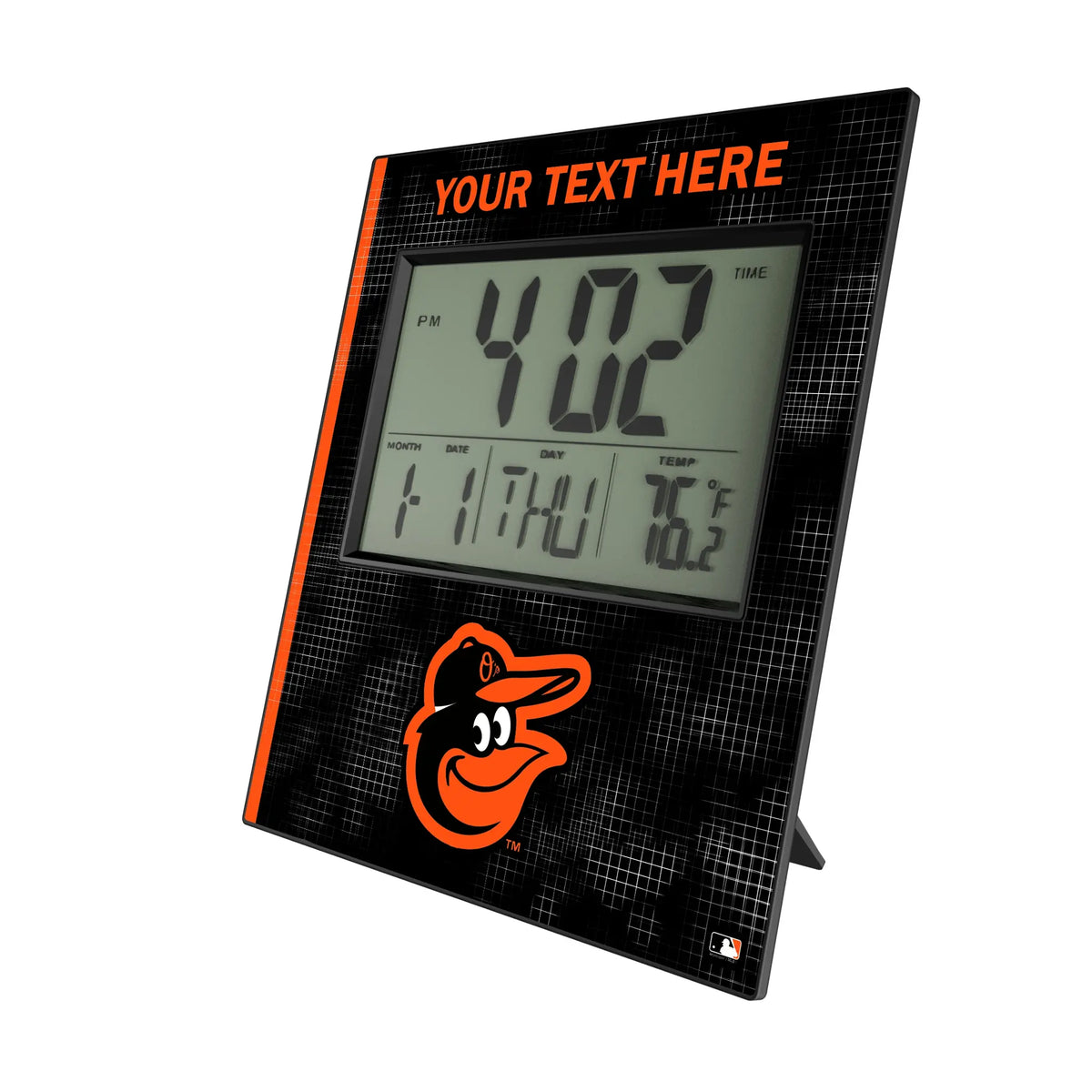 Baltimore Orioles Personalized Hatch Wall Clock