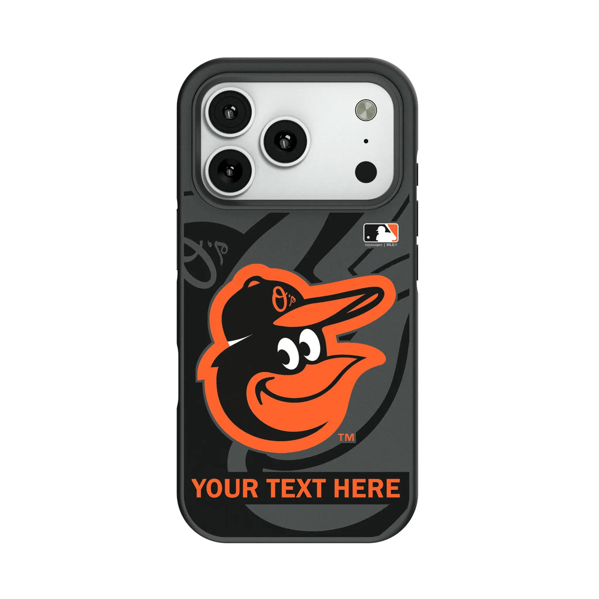 Baltimore Orioles Personalized Tilt Bump Phone Case for Apple iPhone