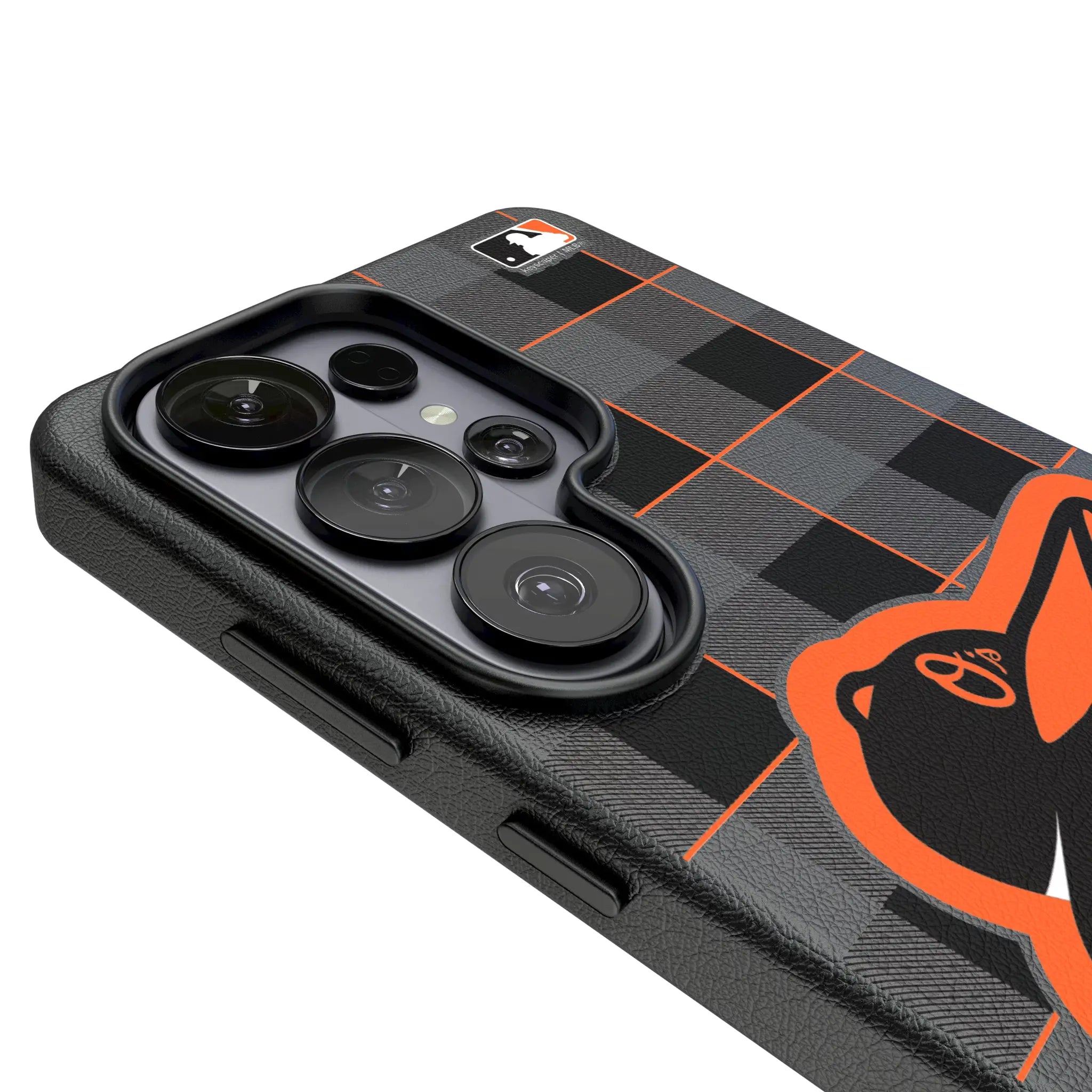 Baltimore Orioles Plaid Galaxy MagSafe Compatible Phone Case for Samsung Galaxy - Detail#Device_Galaxy S26 Ultra