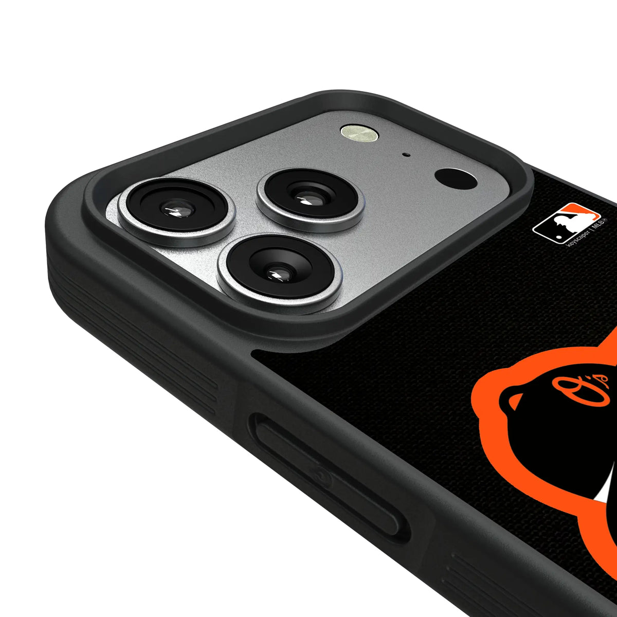 Baltimore Orioles Solid iPhone Bump Phone Case for Apple iPhone - Detail#Device_iPhone 17 Pro