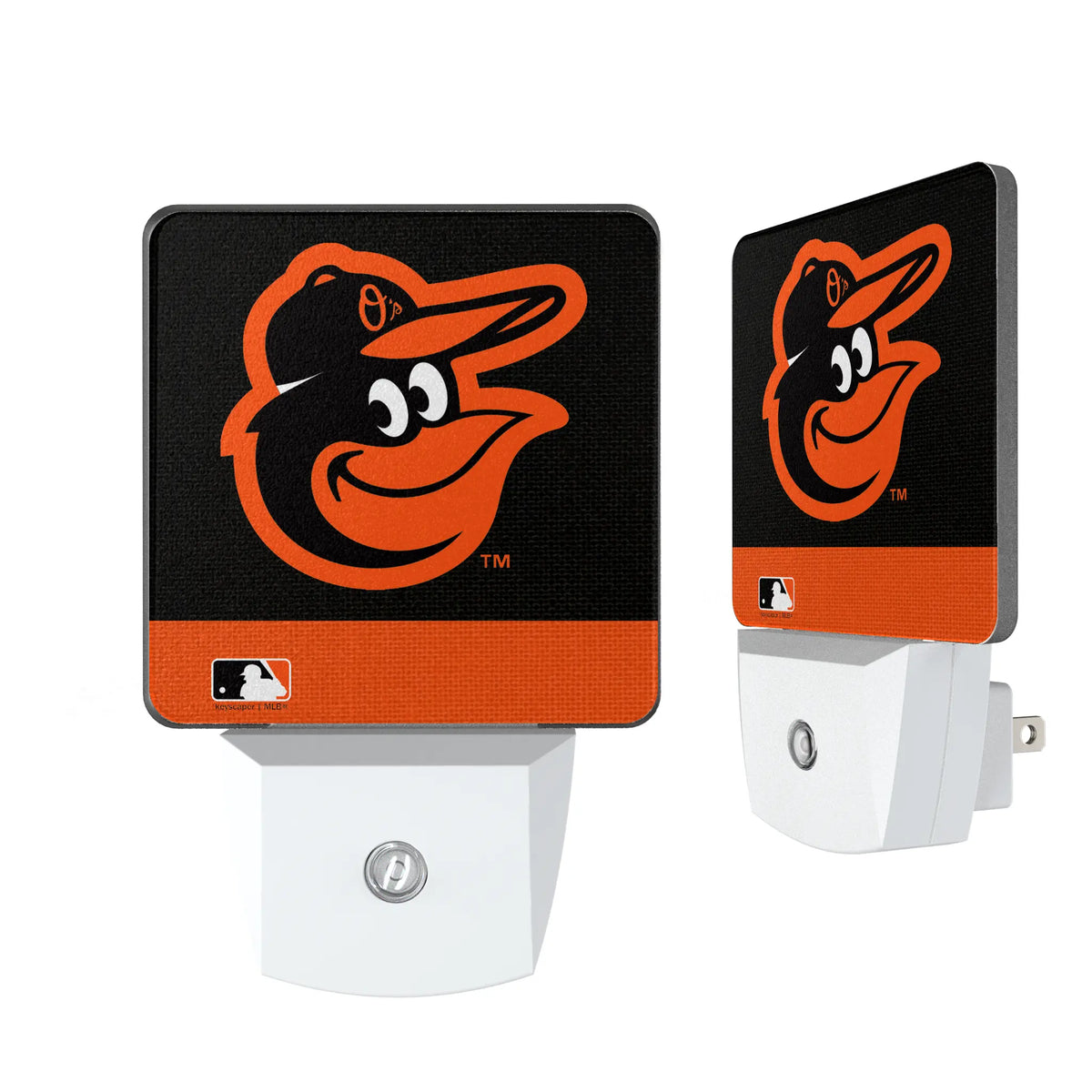Baltimore Orioles Stripe Night Light 2-Pack