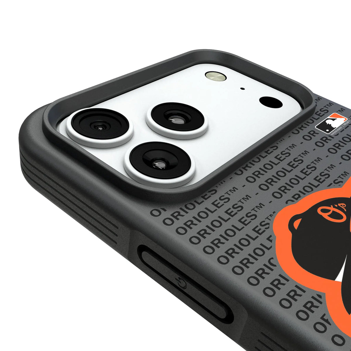 Baltimore Orioles Text Backdrop iPhone Bump Phone Case for Apple iPhone - Detail#Device_iPhone 18 Pro Max