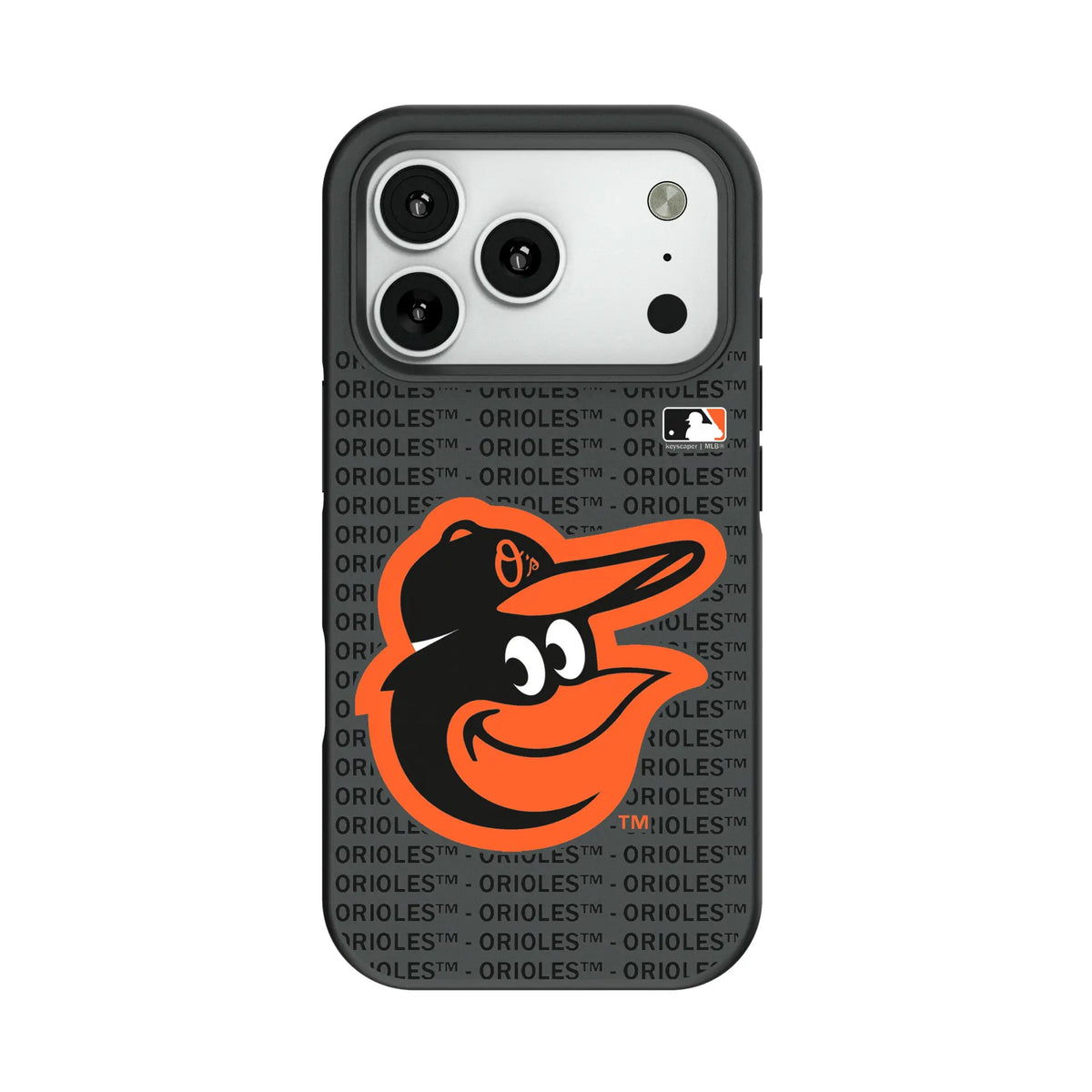 Baltimore Orioles Text Backdrop Bump Phone Case for Apple iPhone