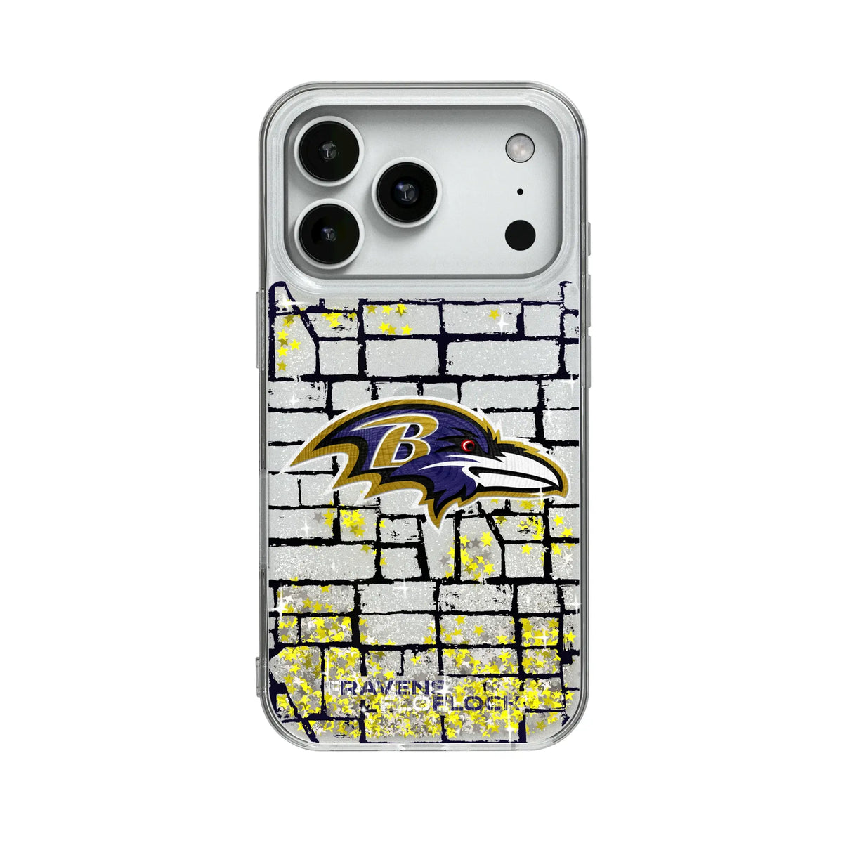 Baltimore Ravens Brick Glitter Phone Case for Apple iPhone