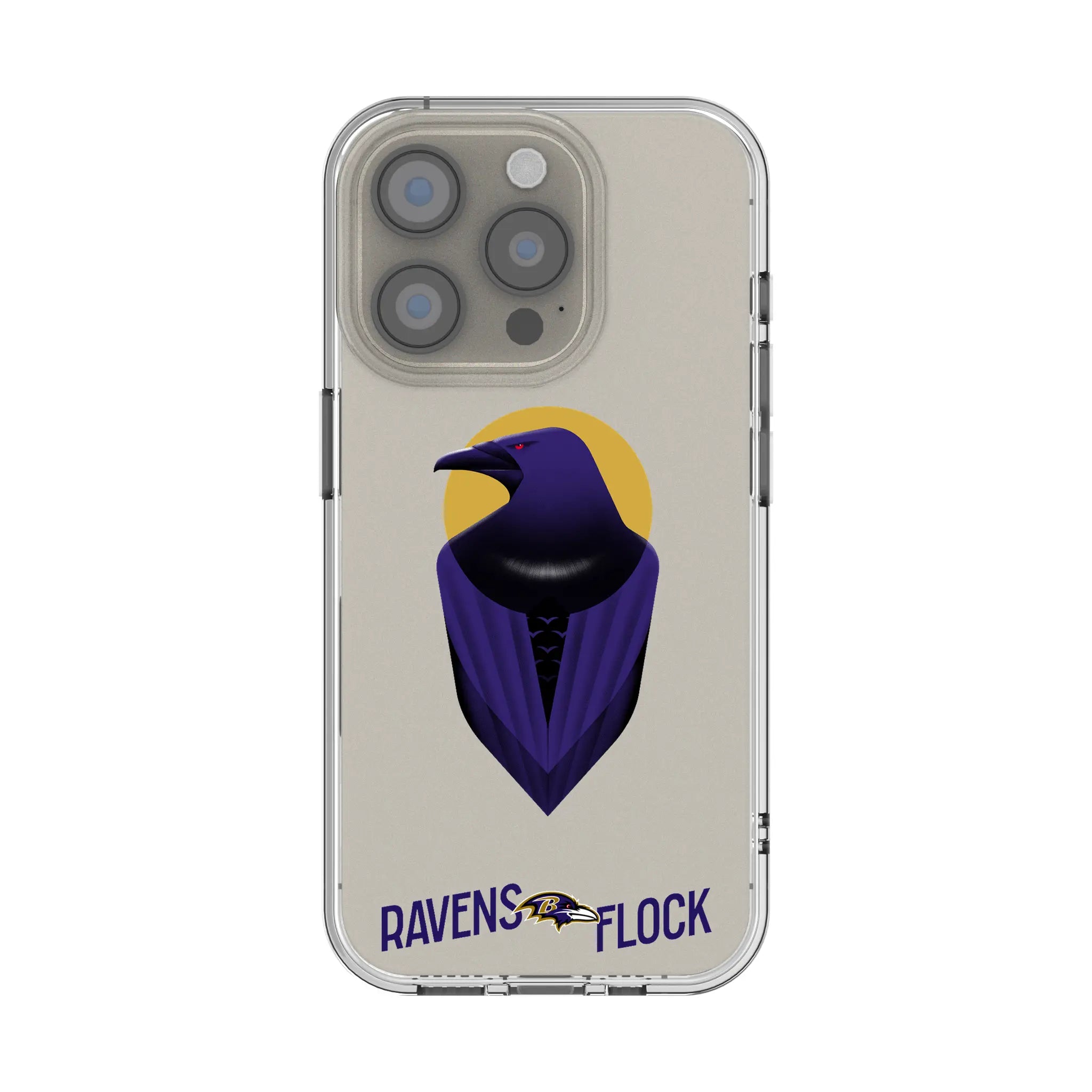 Baltimore Ravens Deco iPhone Clear Phone Case for Apple iPhone