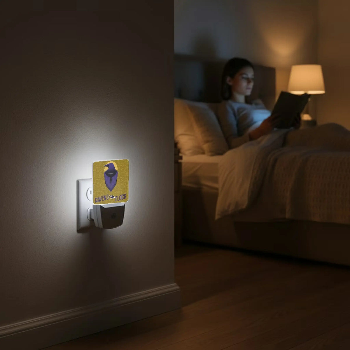 Baltimore Ravens Deco Night Light 2-Pack - Lifestyle