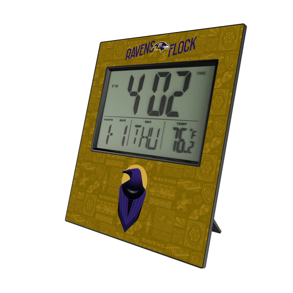 Baltimore Ravens Deco Wall Clock