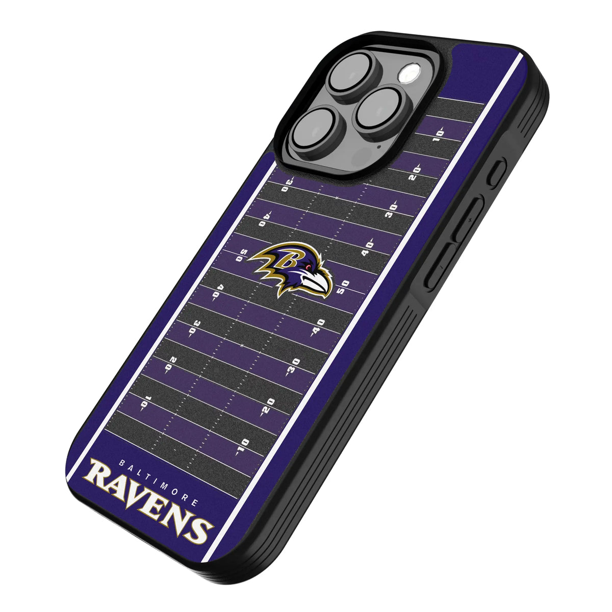 Baltimore Ravens Field iPhone Bump Phone Case for Apple iPhone - Isometric View