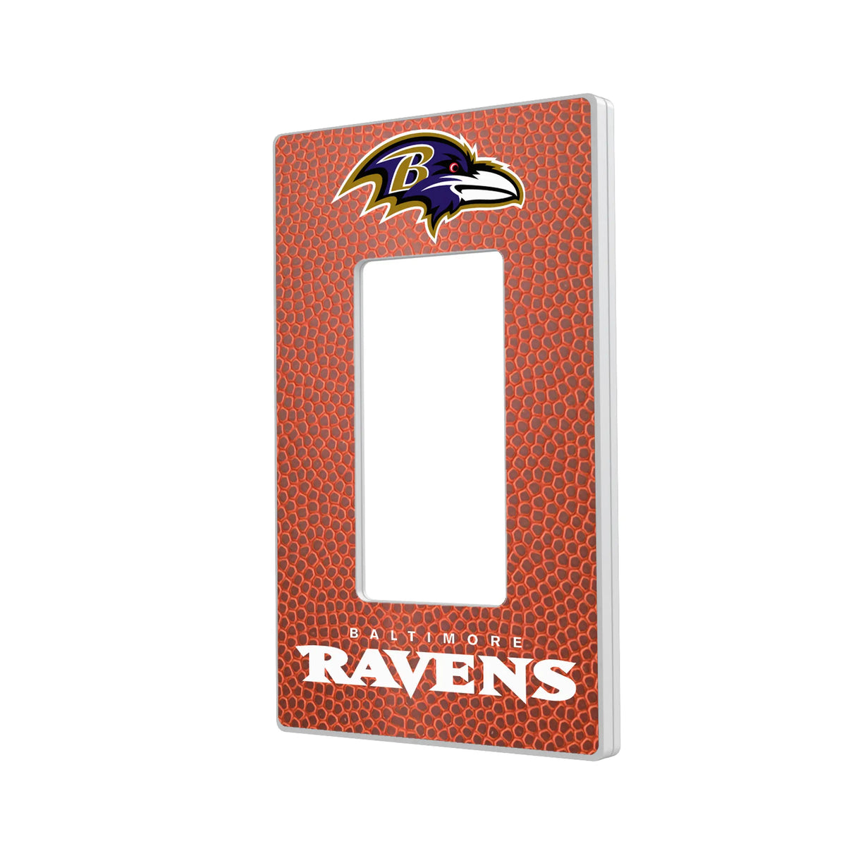 Baltimore Ravens Football Hidden-Screw Light Switch Plate#Style_Single Rocker
