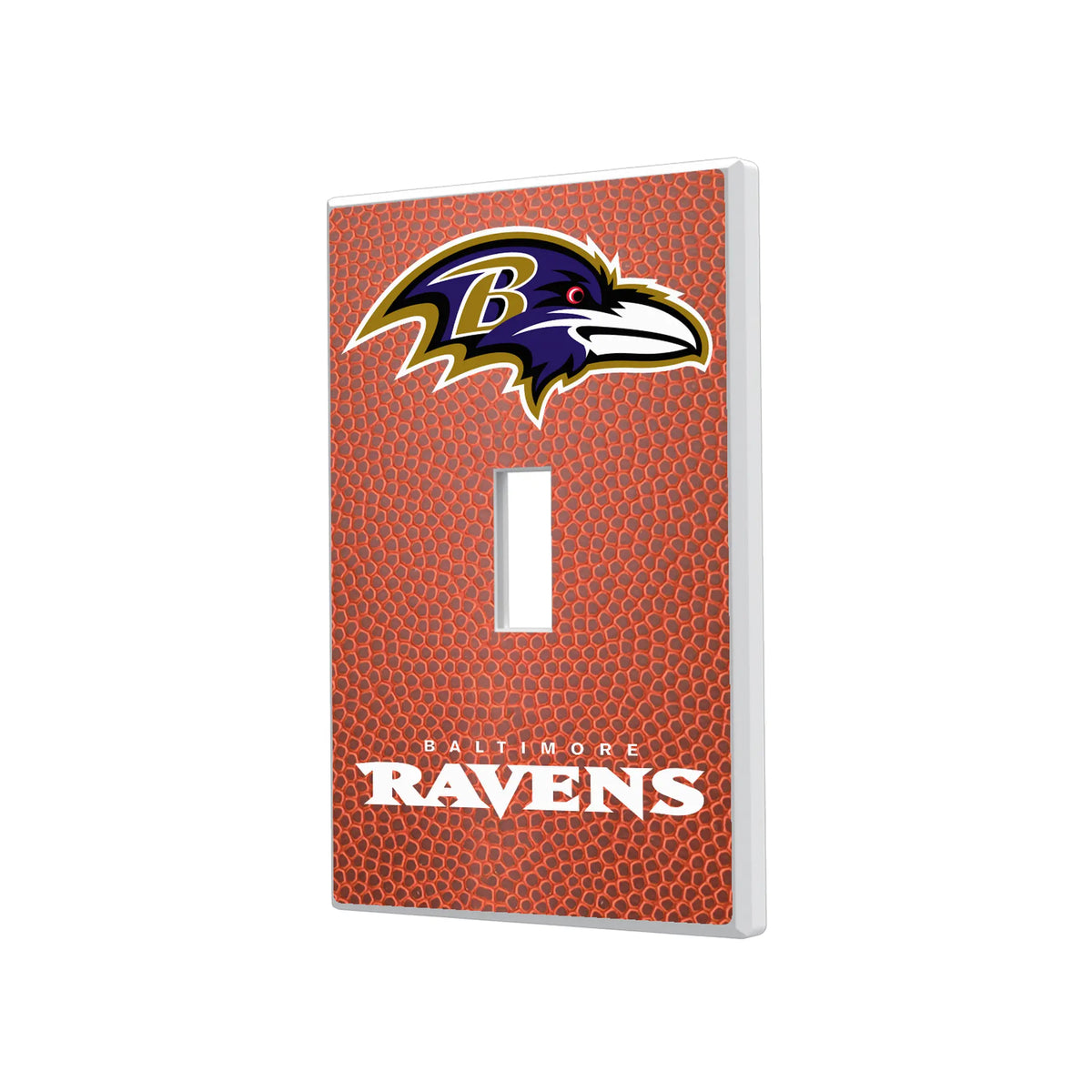 Baltimore Ravens Football Hidden-Screw Light Switch Plate#Style_Single Toggle