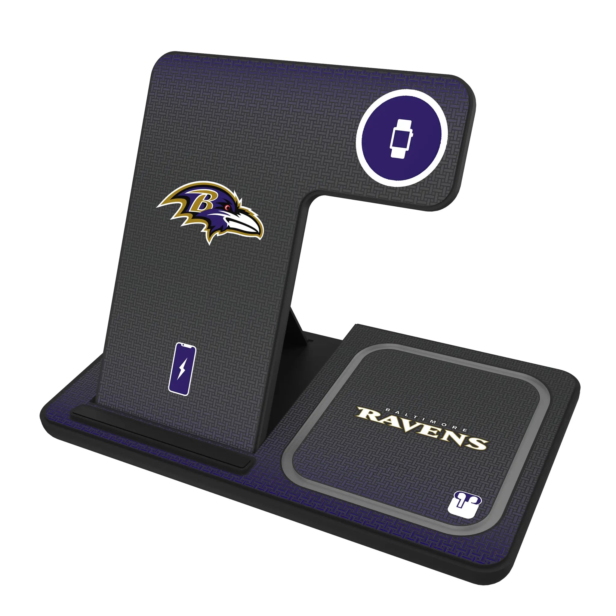 Baltimore Ravens Linen 3 in 1 Charging Station