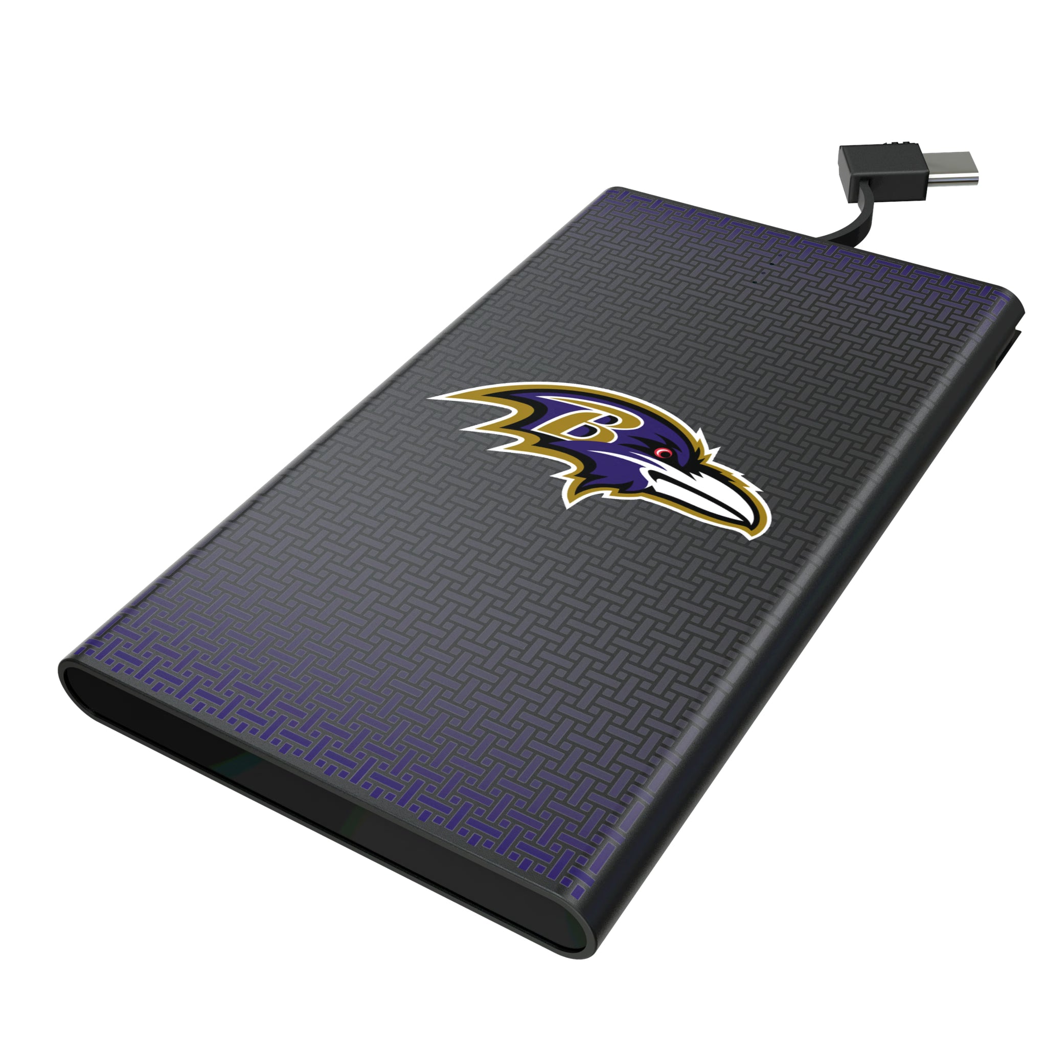Baltimore Ravens Linen 5000mAh Flat Powerbank