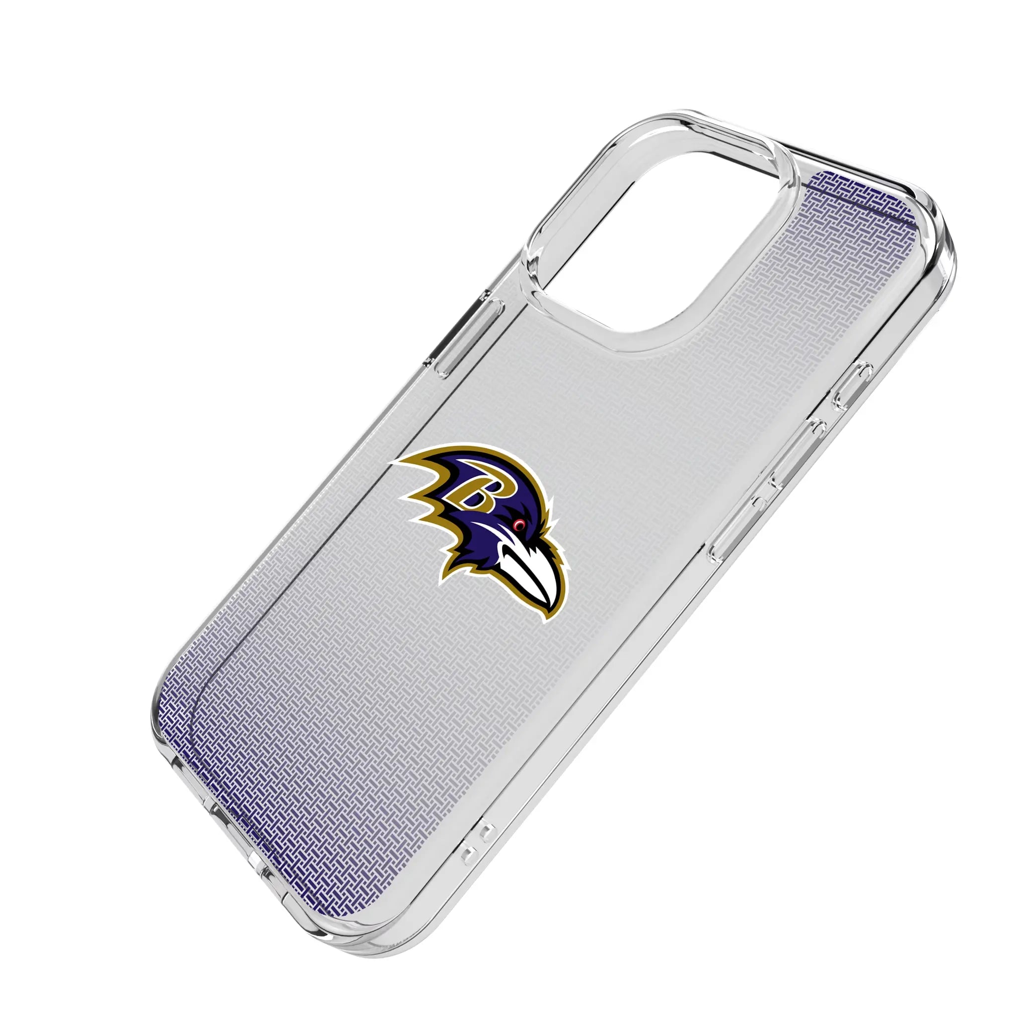 Baltimore Ravens Linen iPhone Clear Phone Case for Apple iPhone - Isometric View