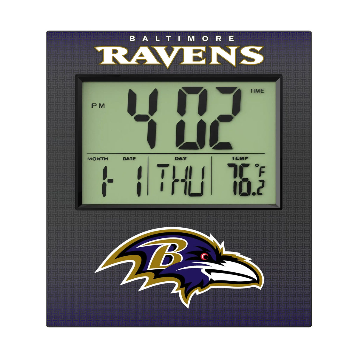 Baltimore Ravens Linen Wall Clock
