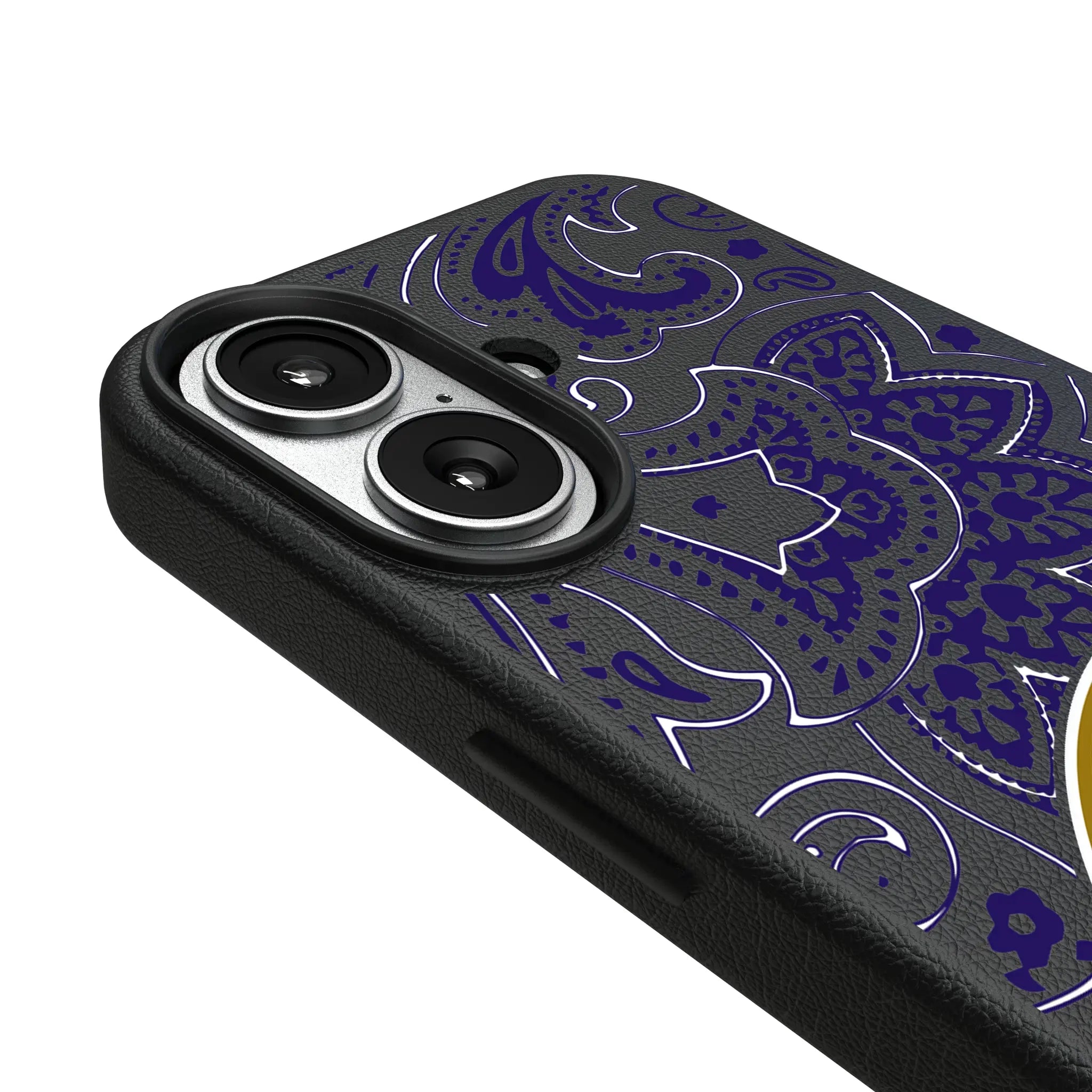 Baltimore Ravens Paisley iPhone MagSafe Compatible Phone Case for Apple iPhone - Detail#Device_iPhone 17