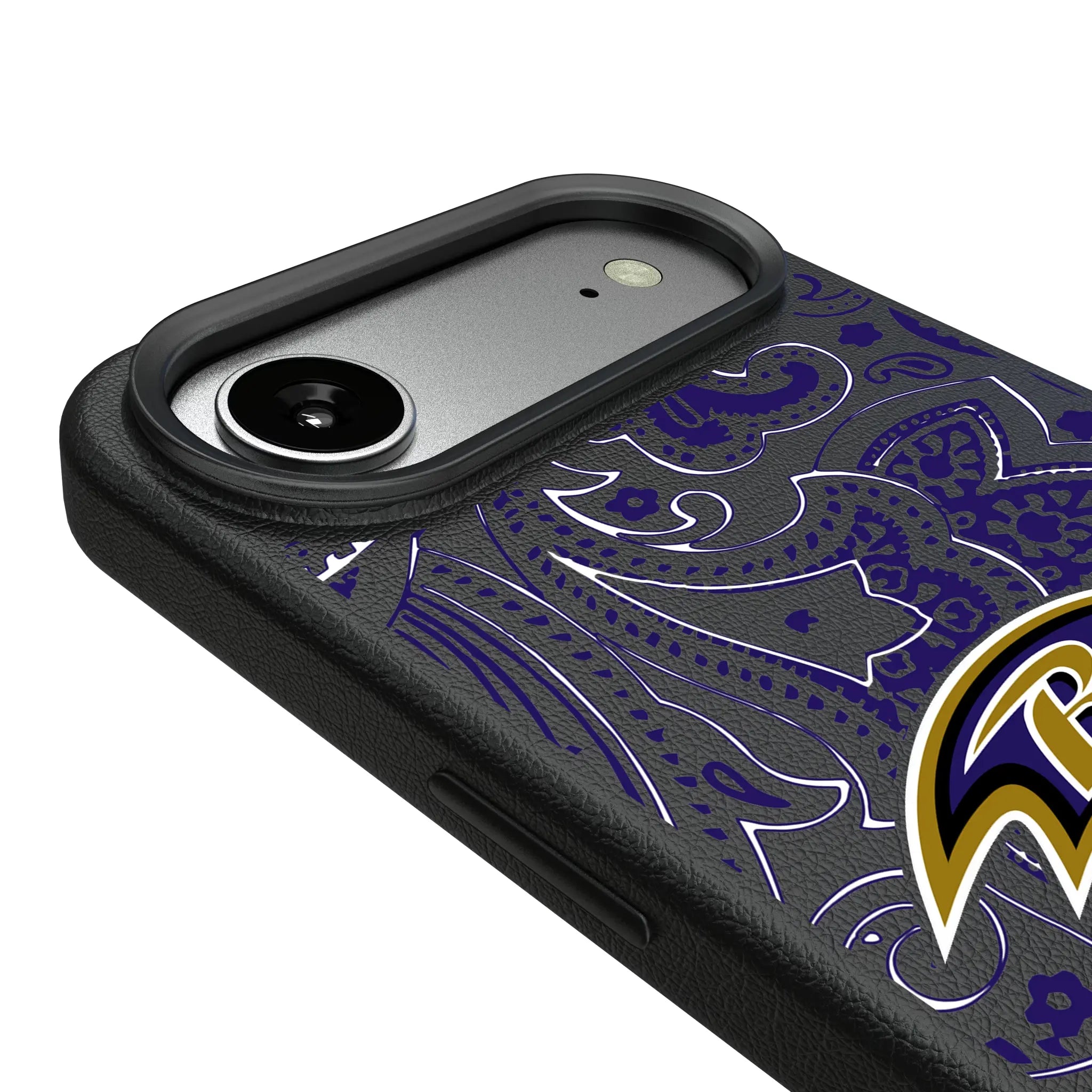 Baltimore Ravens Paisley iPhone MagSafe Compatible Phone Case for Apple iPhone - Detail#Device_iPhone Air