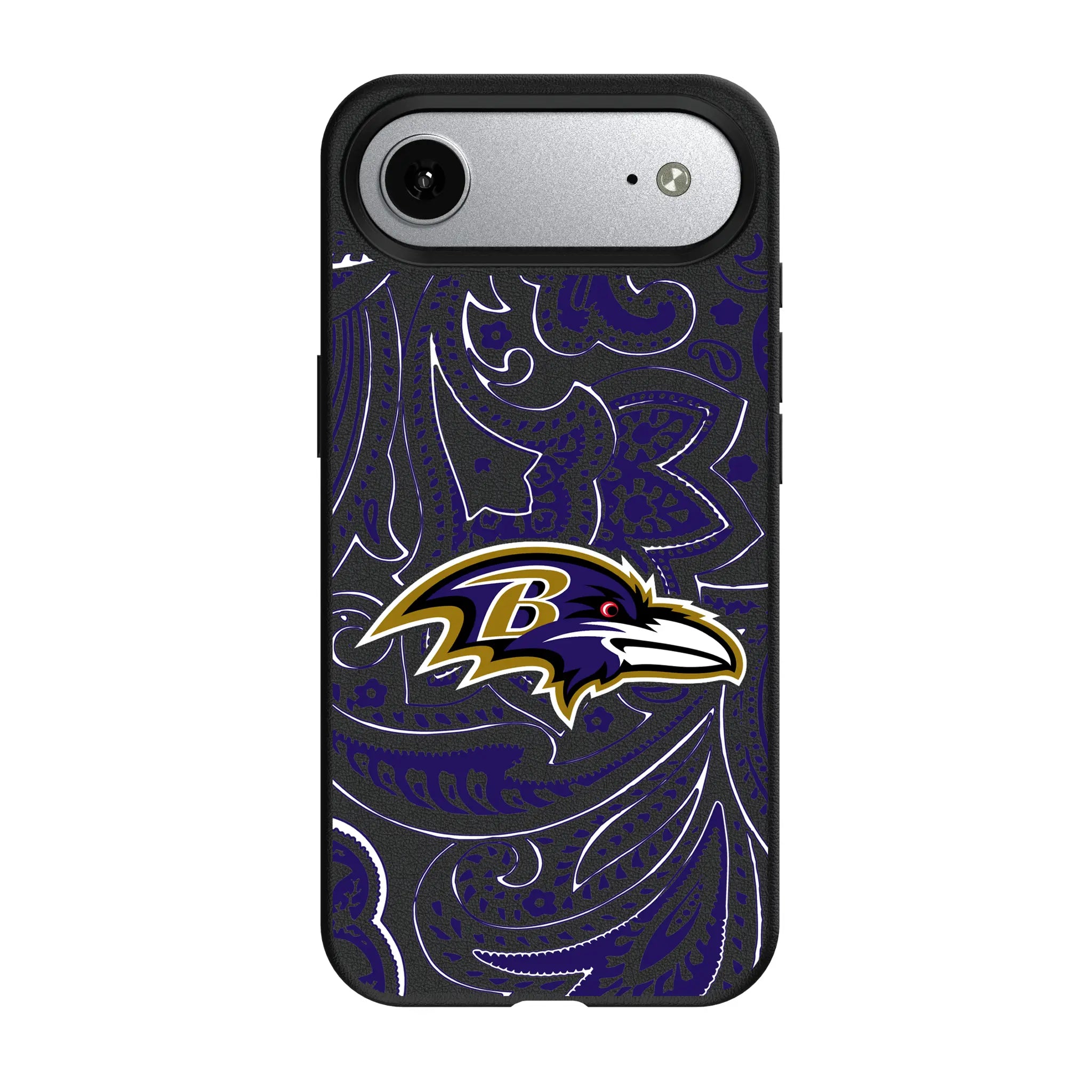 Baltimore Ravens Paisley iPhone MagSafe Compatible Phone Case for Apple iPhone#Device_iPhone Air