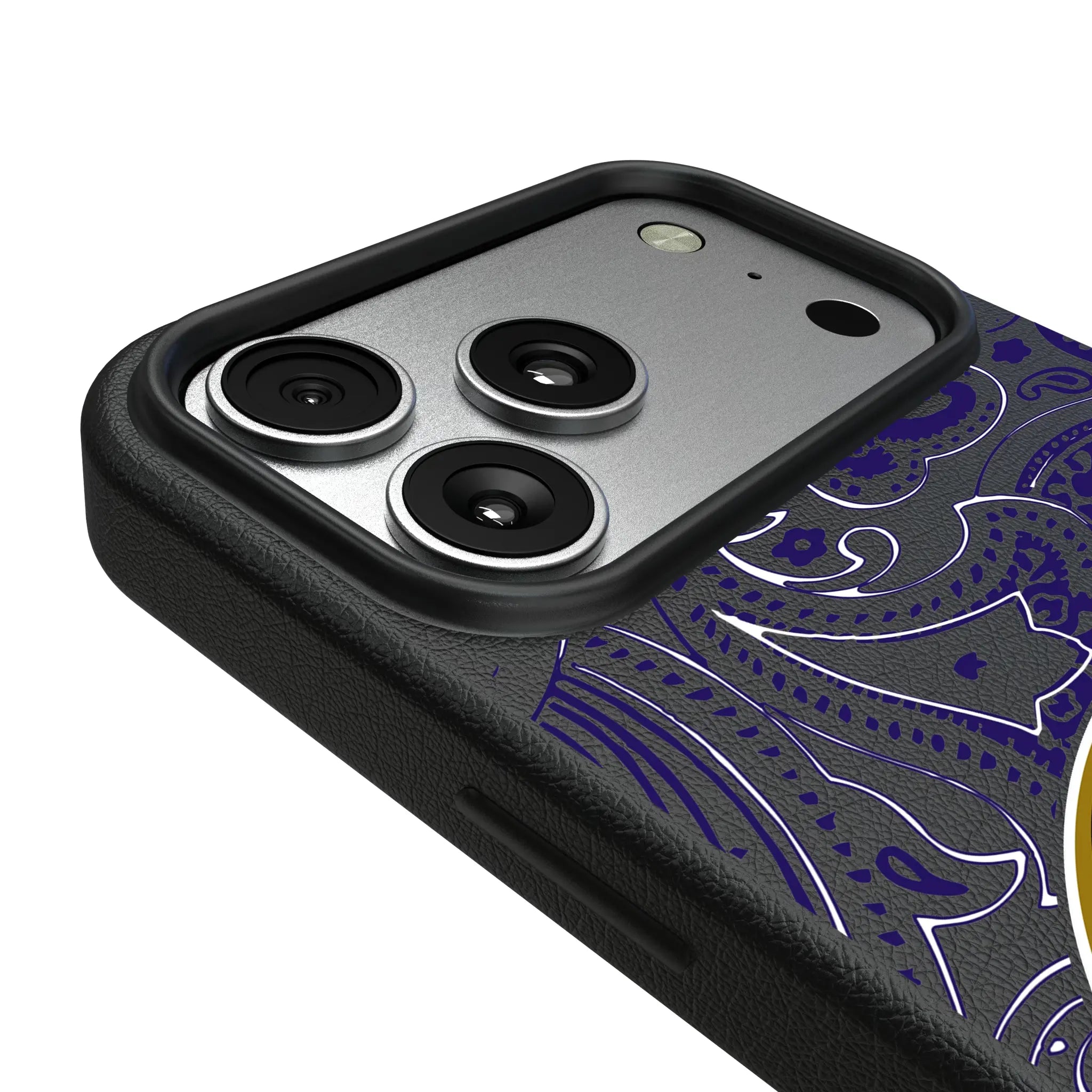 Baltimore Ravens Paisley iPhone MagSafe Compatible Phone Case for Apple iPhone - Detail#Device_iPhone 17 Pro Max
