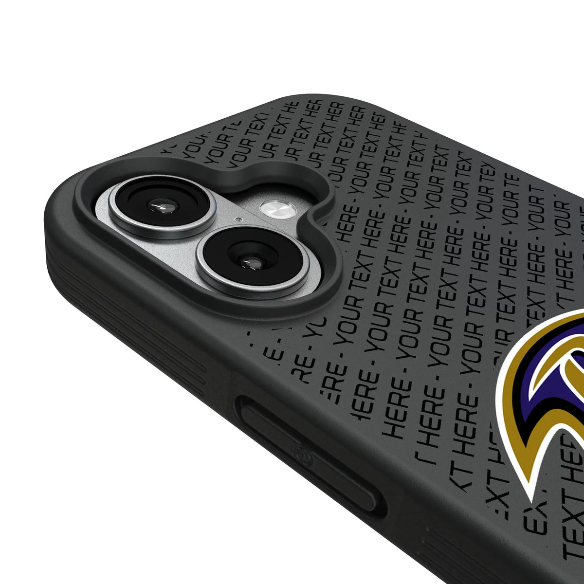 Baltimore Ravens Personalized EndZone Plus iPhone Bump Phone Case for Apple iPhone - Detail#Device_iPhone 17