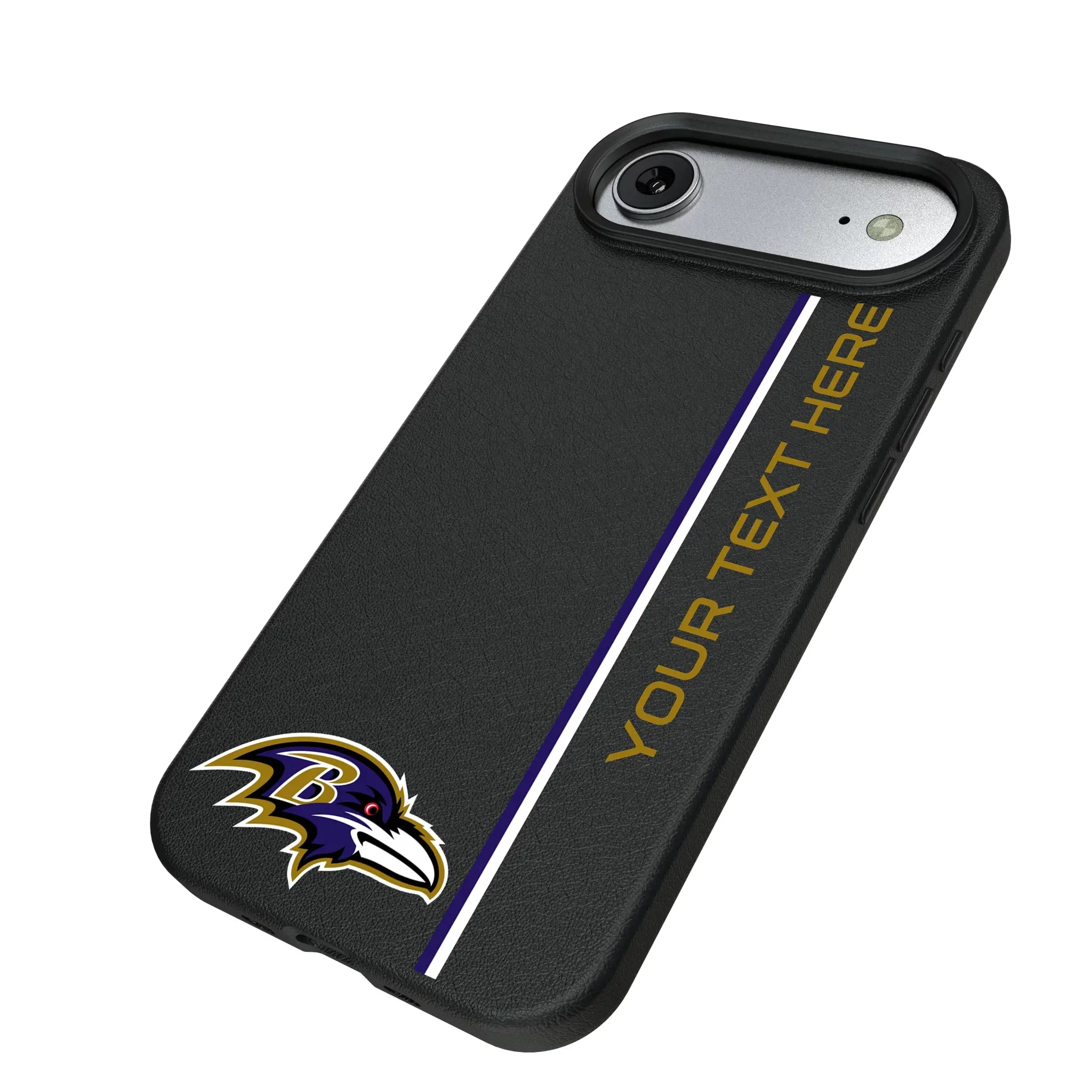 Baltimore Ravens Personalized Sidebard iPhone MagSafe Compatible Phone Case for Apple iPhone - Isometric View#Device_iPhone Air
