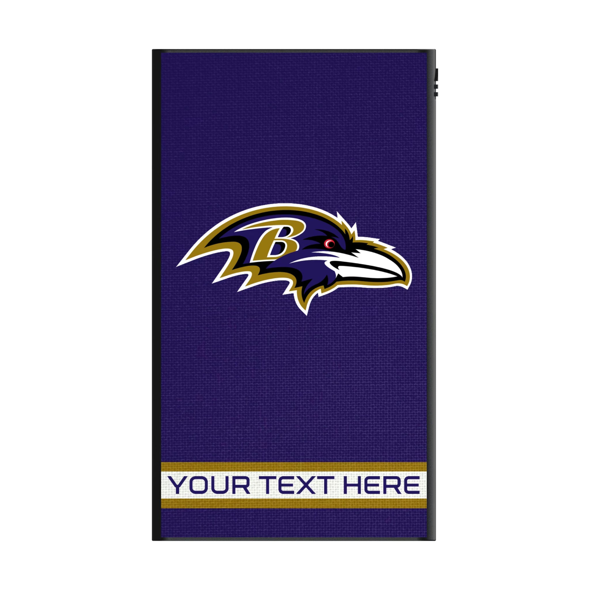 Baltimore Ravens Personalized Stripe 5000mAh Flat Powerbank
