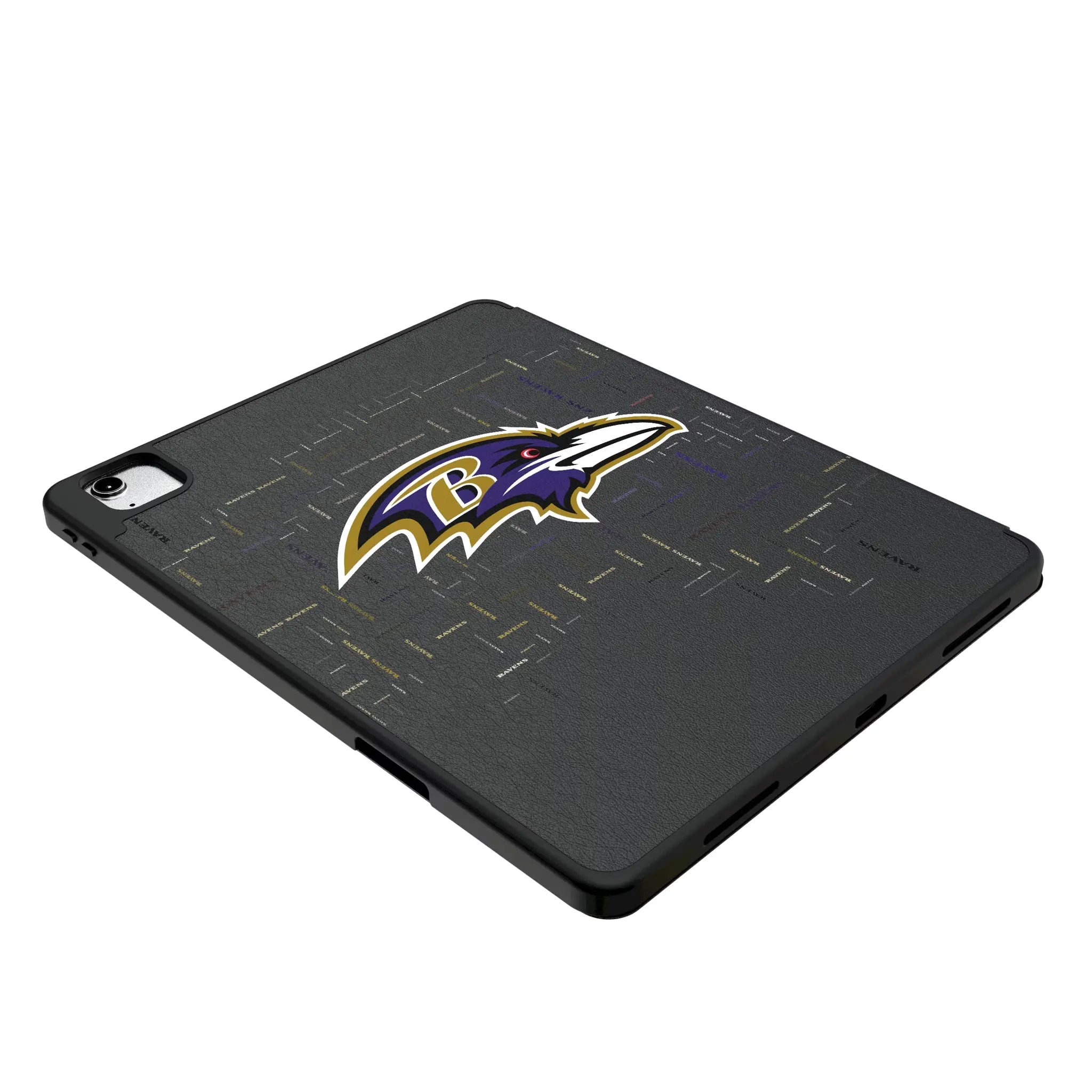 Baltimore Ravens Quadtile iPad Tablet Case for Apple iPad - Isometric View