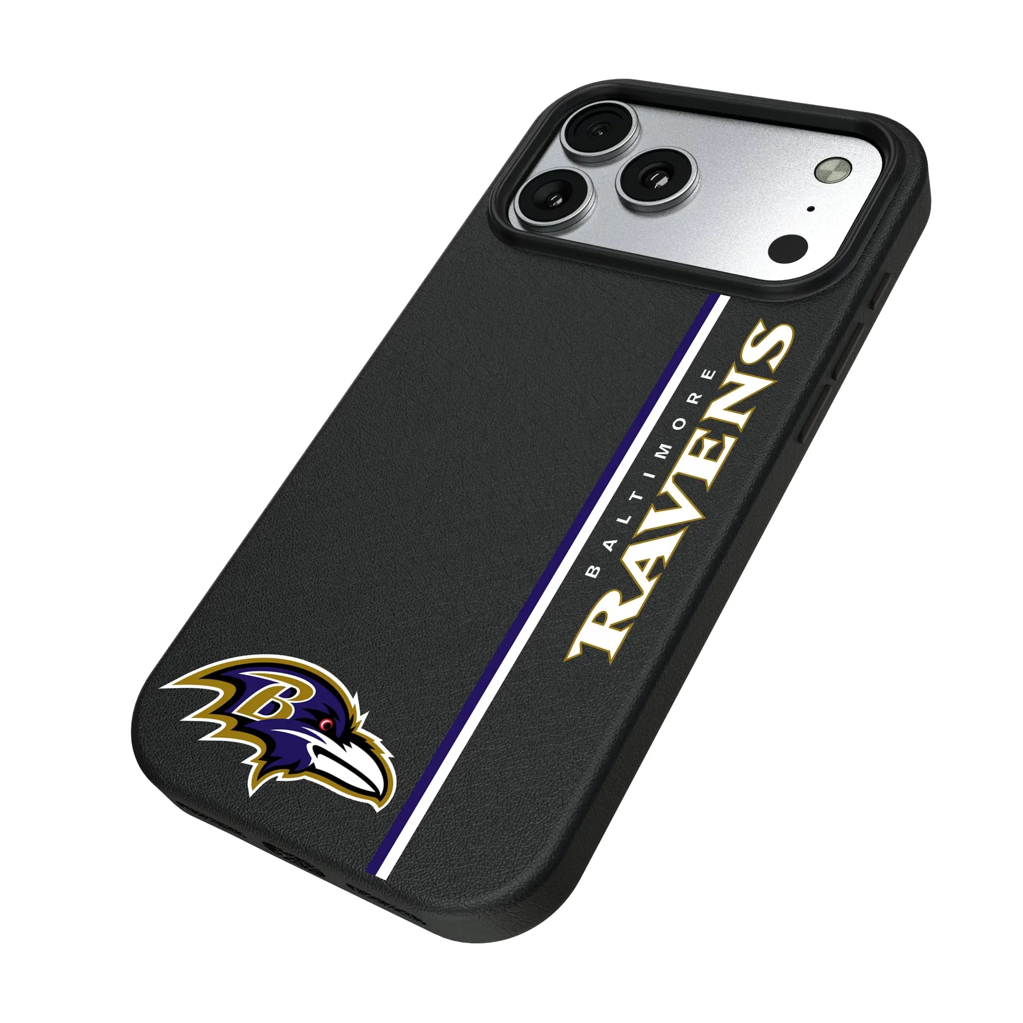 Baltimore Ravens Sidebar iPhone MagSafe Compatible Phone Case for Apple iPhone - Isometric View#Device_iPhone 17 Pro Max