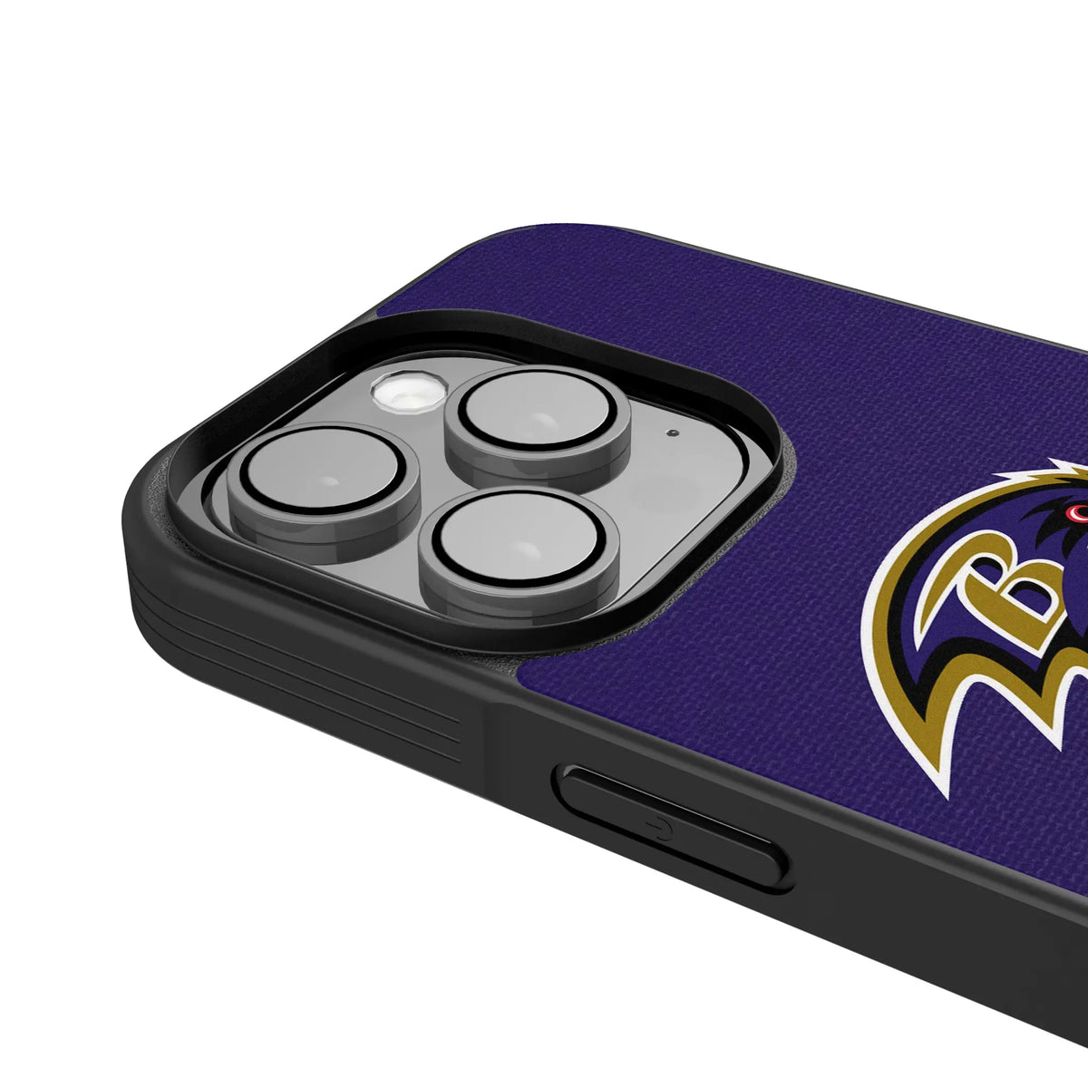 Baltimore Ravens Stripe iPhone Bump Phone Case for Apple iPhone - Detail