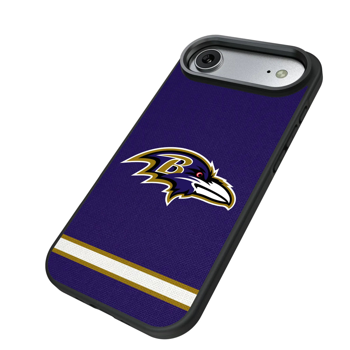 Baltimore Ravens Stripe iPhone Bump Phone Case for Apple iPhone - Isometric View#Device_iPhone Air