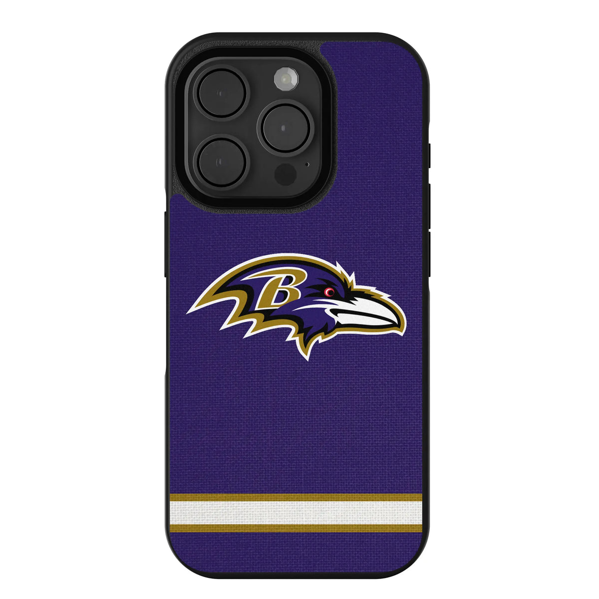 Baltimore Ravens Stripe iPhone Bump Phone Case for Apple iPhone