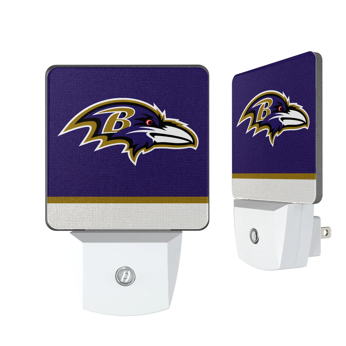 Baltimore Ravens Stripe Night Light 2-Pack