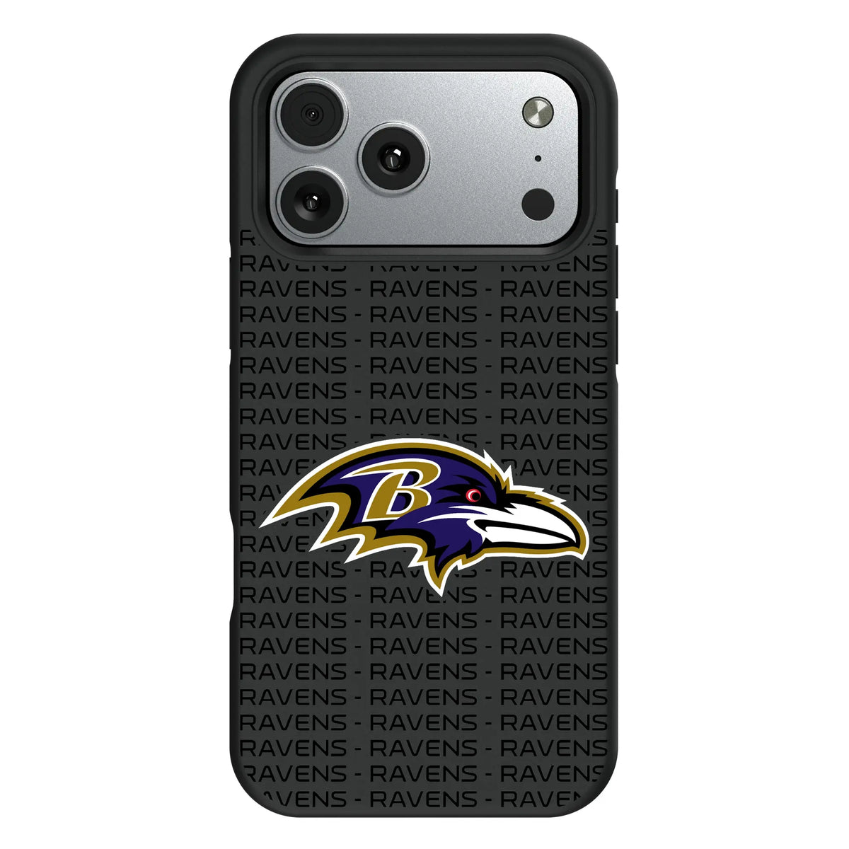 Baltimore Ravens Text Backdrop iPhone Bump Phone Case for Apple iPhone#Device_iPhone 17 Pro Max