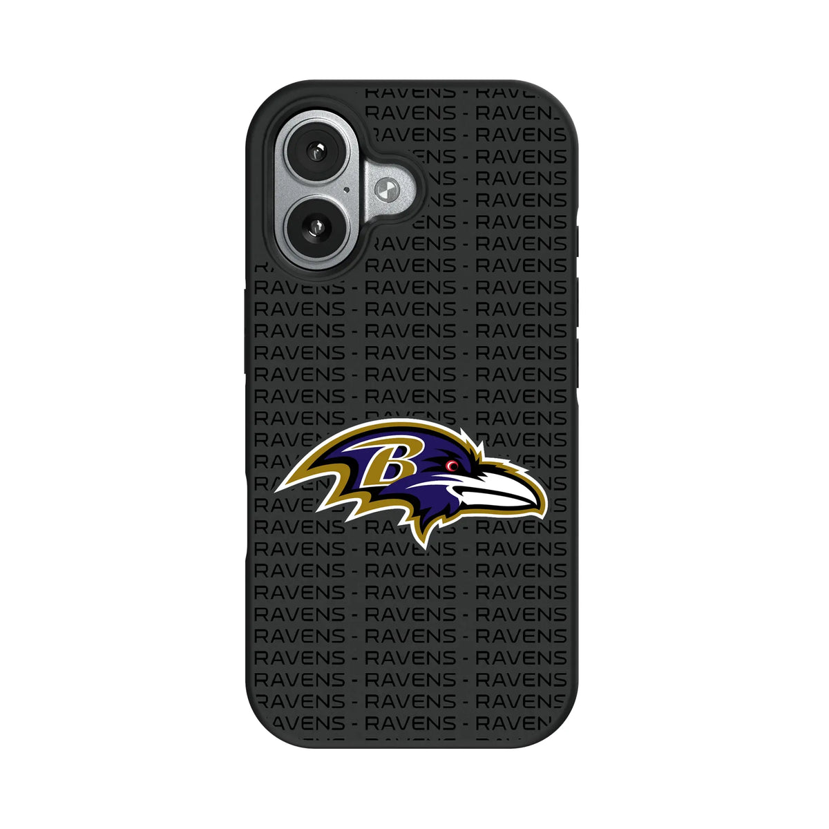 Baltimore Ravens Text Backdrop iPhone Bump Phone Case for Apple iPhone#Device_iPhone 17