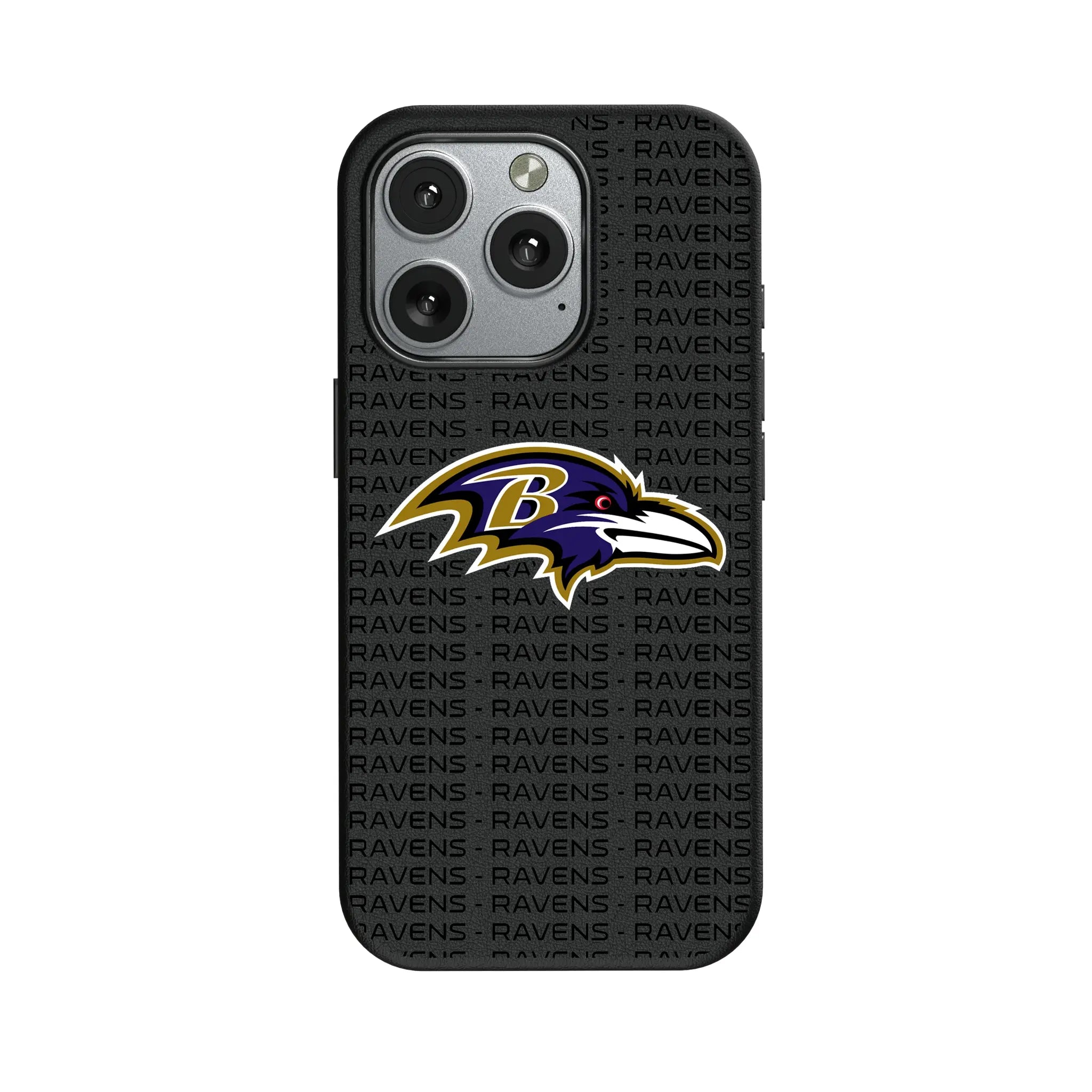 Baltimore Ravens Text Backdrop iPhone MagSafe Compatible Phone Case for Apple iPhone