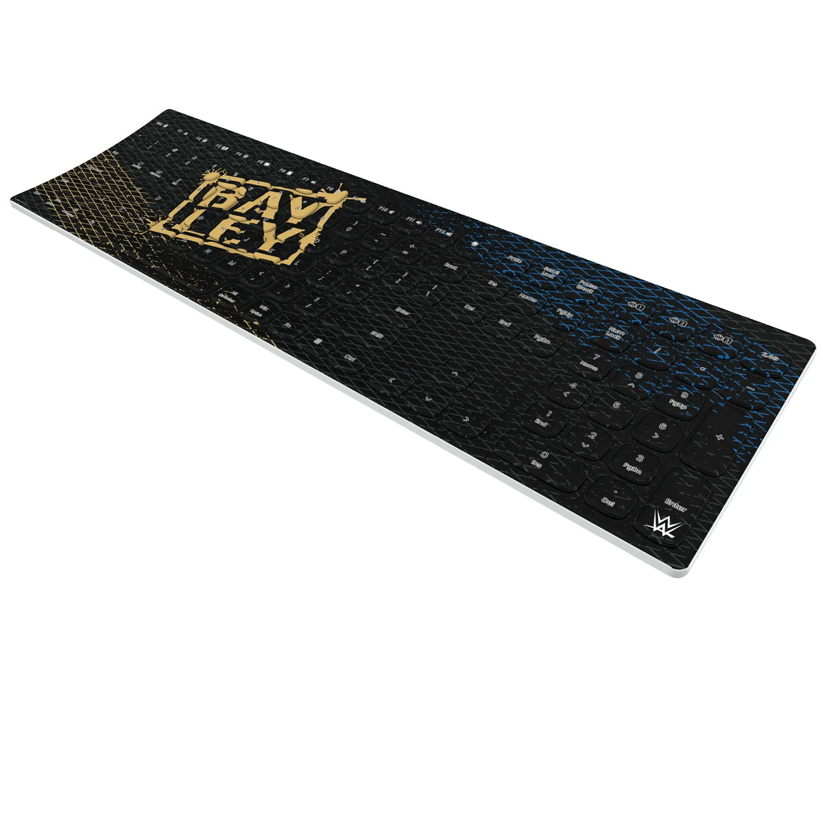 Bayley Steel KKB605 Curved Wireless Keyboard - Isometric View