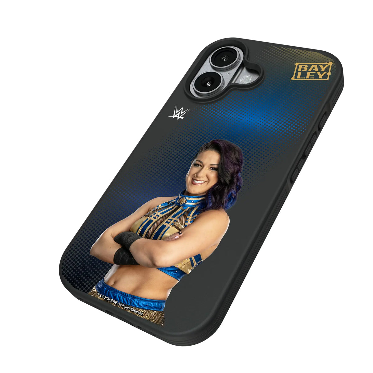 Bayley Superstar iPhone Bump Phone Case for Apple iPhone - Isometric View#Device_iPhone 17