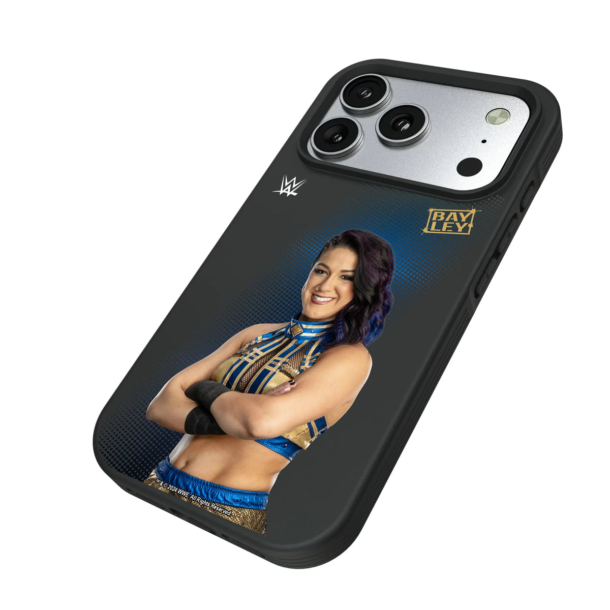 Bayley Superstar iPhone Bump Phone Case for Apple iPhone - Isometric View#Device_iPhone 17 Pro