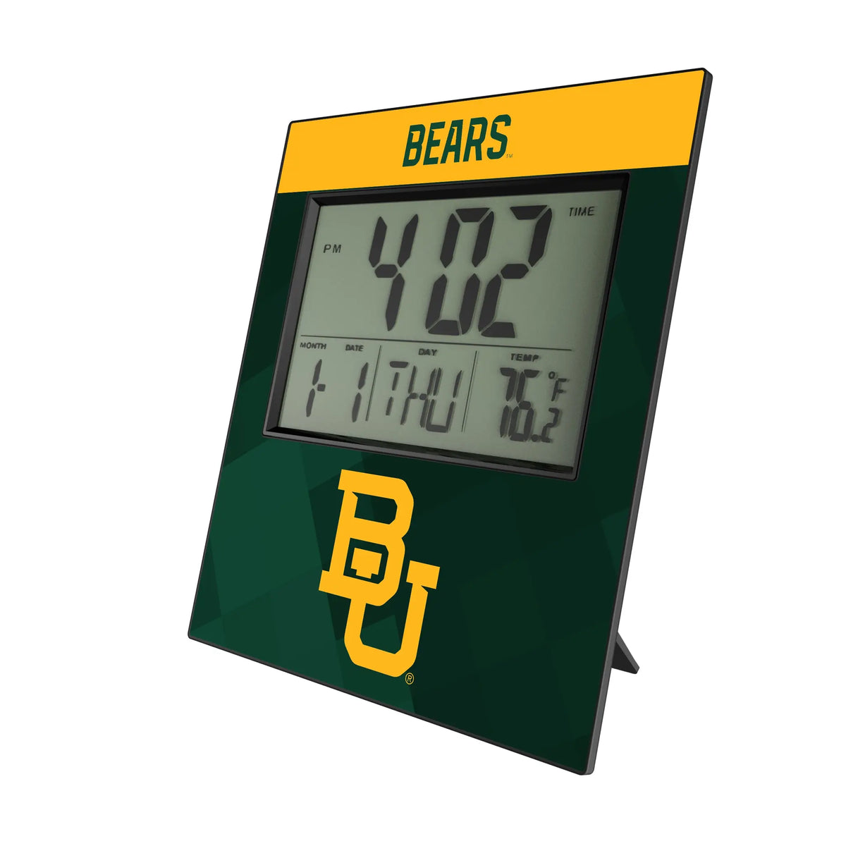 Baylor University Bears Color Block Wall Clock