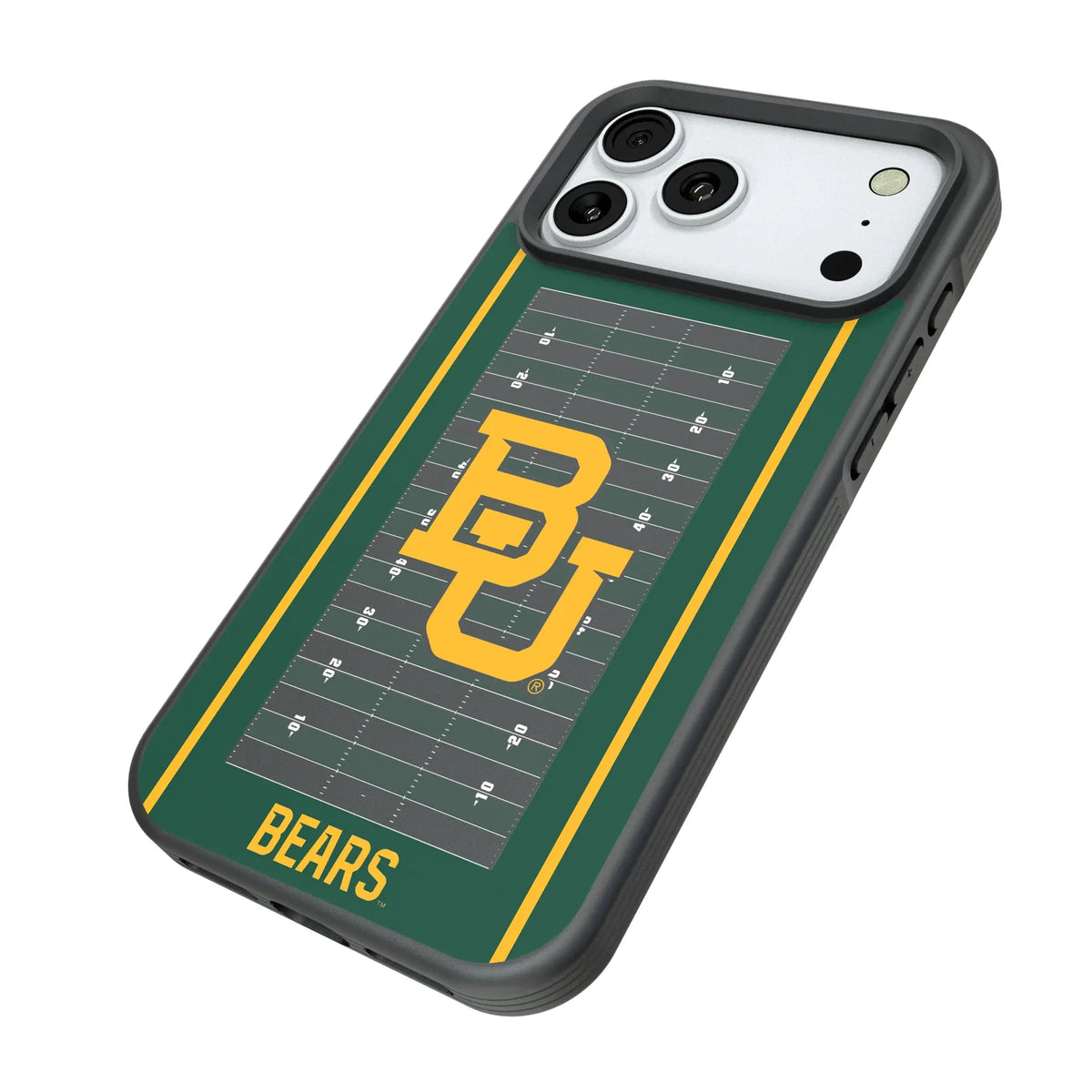 Baylor University Bears Field iPhone Bump Phone Case for Apple iPhone - Isometric View#Device_iPhone 18 Pro Max