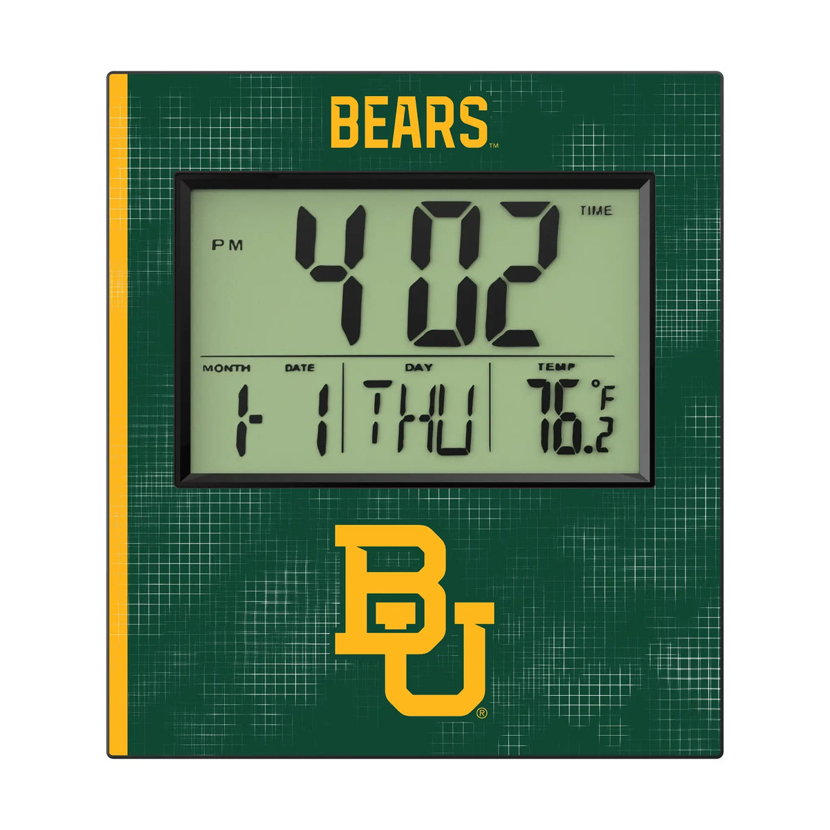 Baylor University Bears Hatch Wall Clock