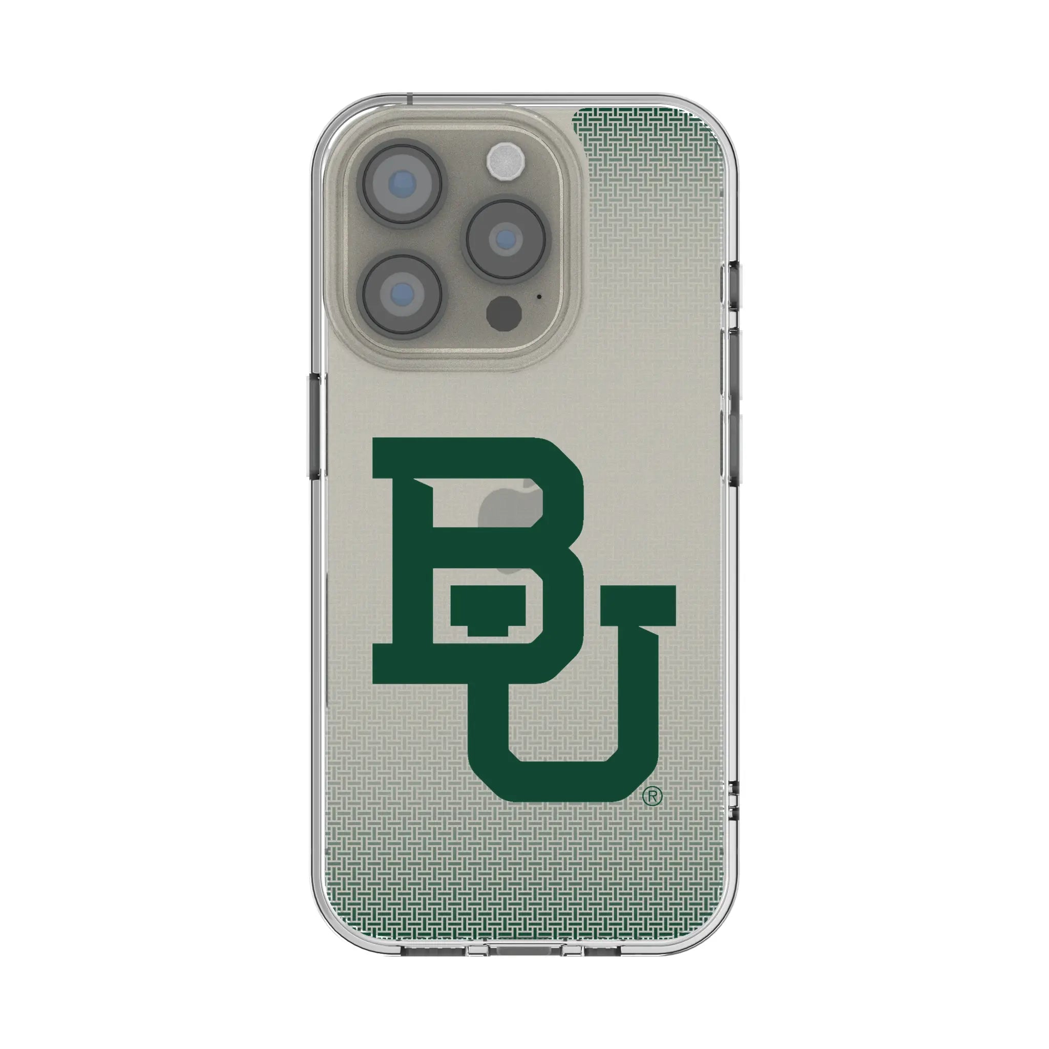 Baylor University Bears Linen iPhone Clear Phone Case for Apple iPhone