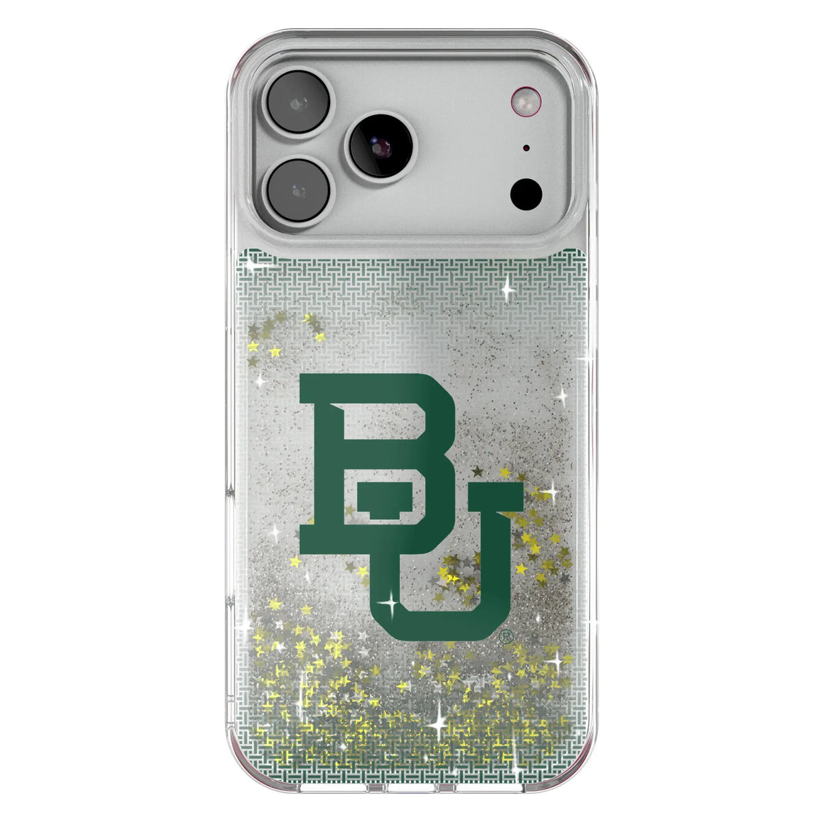 Baylor University Bears Linen Glitter Phone Case for Apple iPhone