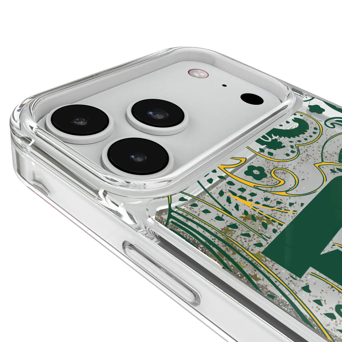 Baylor University Bears Paisley iPhone Glitter Phone Case for Apple iPhone - Detail#Device_iPhone 18 Pro Max