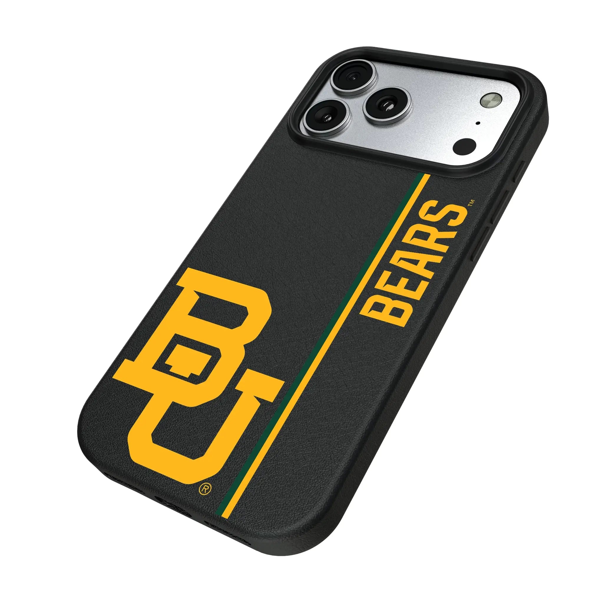 Baylor University Bears Sidebar iPhone MagSafe Compatible Phone Case for Apple iPhone - Isometric View#Device_iPhone 17 Pro Max