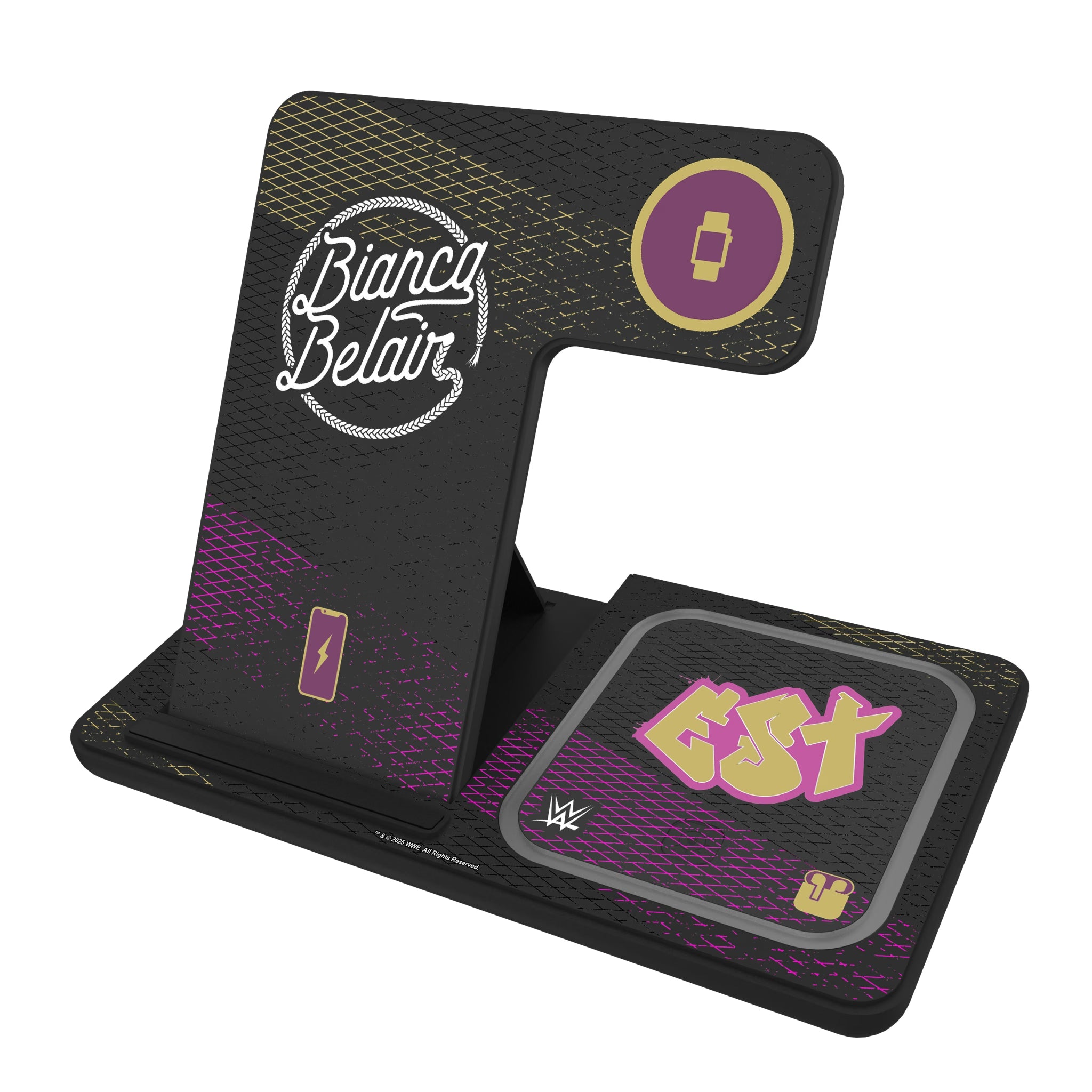 Bianca Belair Steel 3 in 1 Charging Station