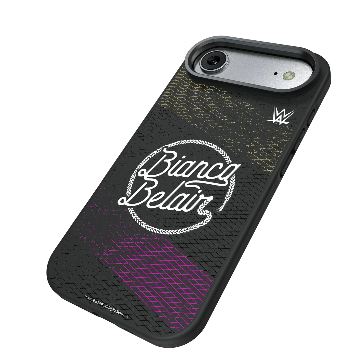 Bianca Belair Steel iPhone Bump Phone Case for Apple iPhone - Isometric View#Device_iPhone Air