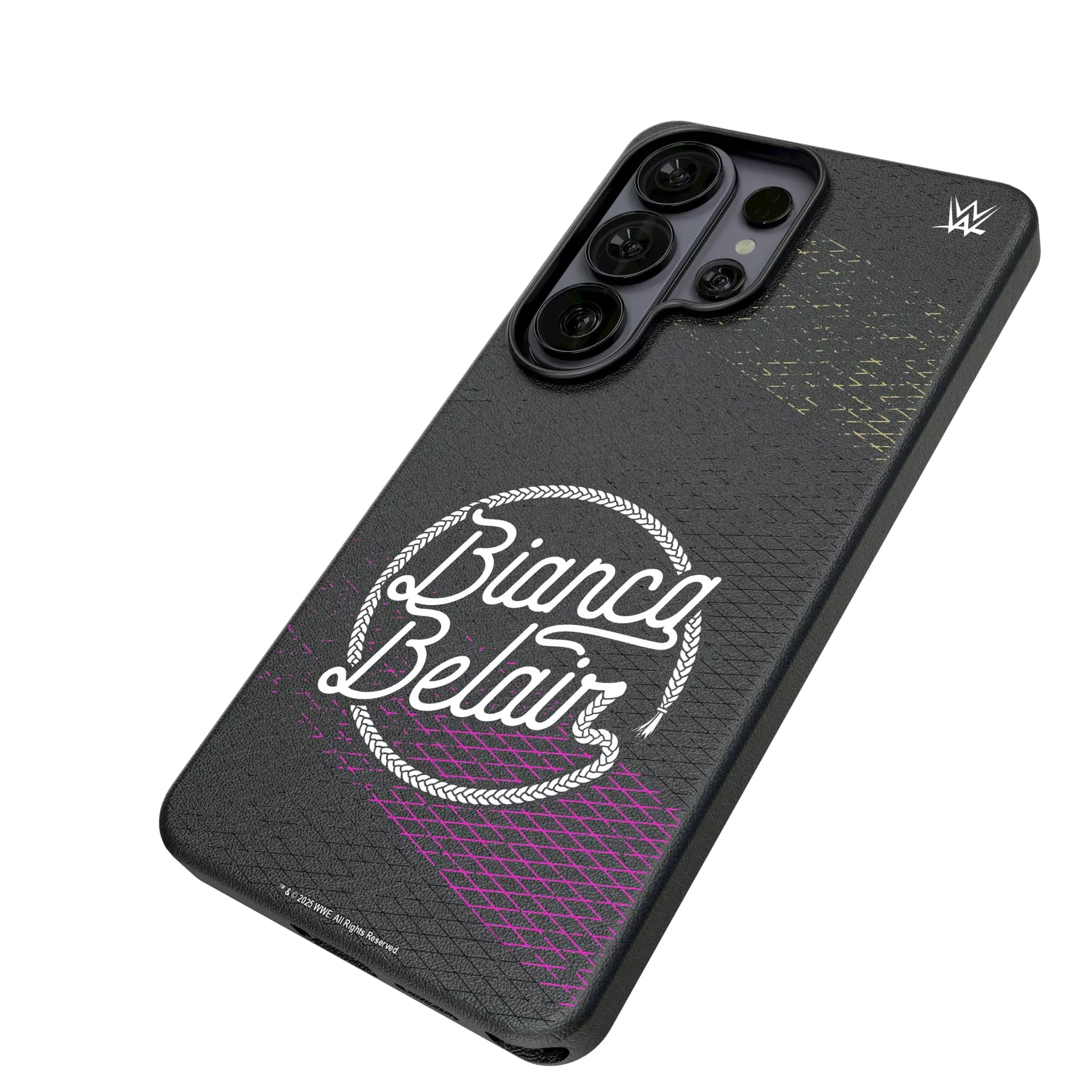 Bianca Belair Steel Galaxy MagSafe Compatible Phone Case for Samsung Galaxy - Isometric View#Device_Galaxy S26 Ultra