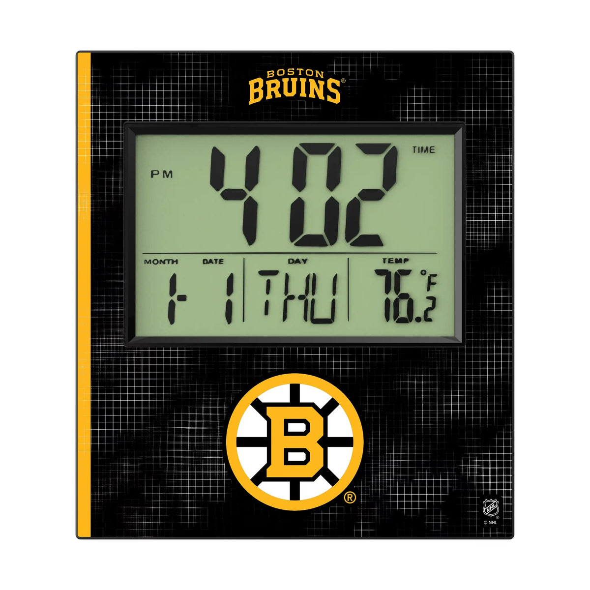 Boston Bruins Hatch Wall Clock