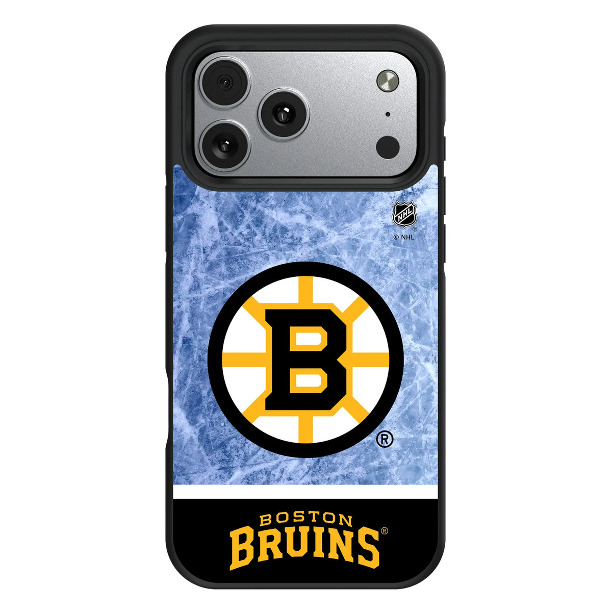 Boston Bruins Ice Wordmark iPhone Bump Phone Case for Apple iPhone#Device_iPhone 17 Pro Max