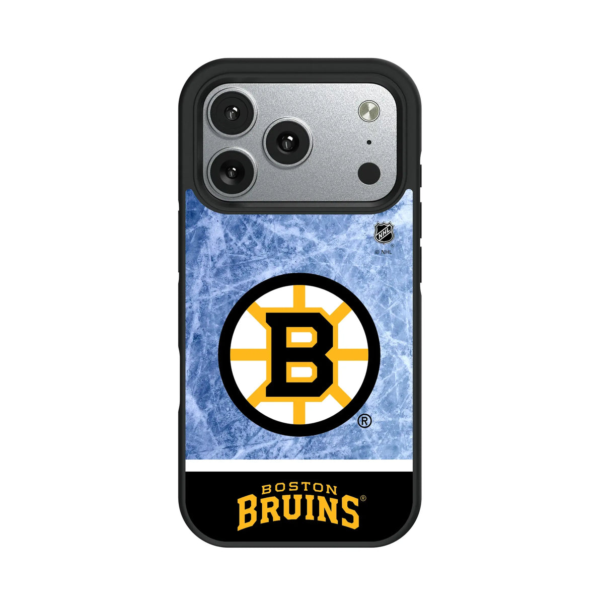 Boston Bruins Ice Wordmark iPhone Bump Phone Case for Apple iPhone#Device_iPhone 17 Pro